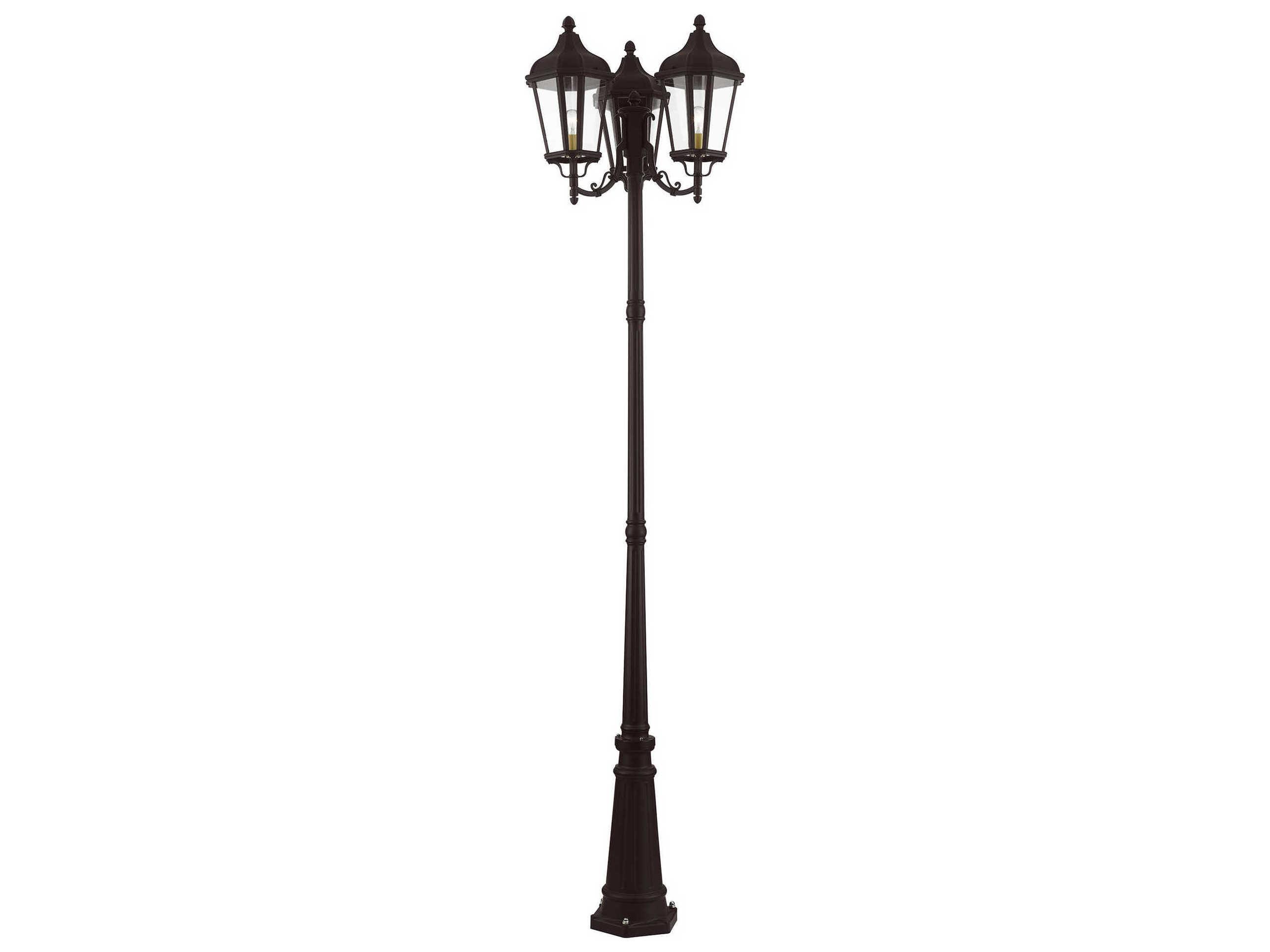 Livex Lighting Morgan 3 - Light Outdoor Post Light
