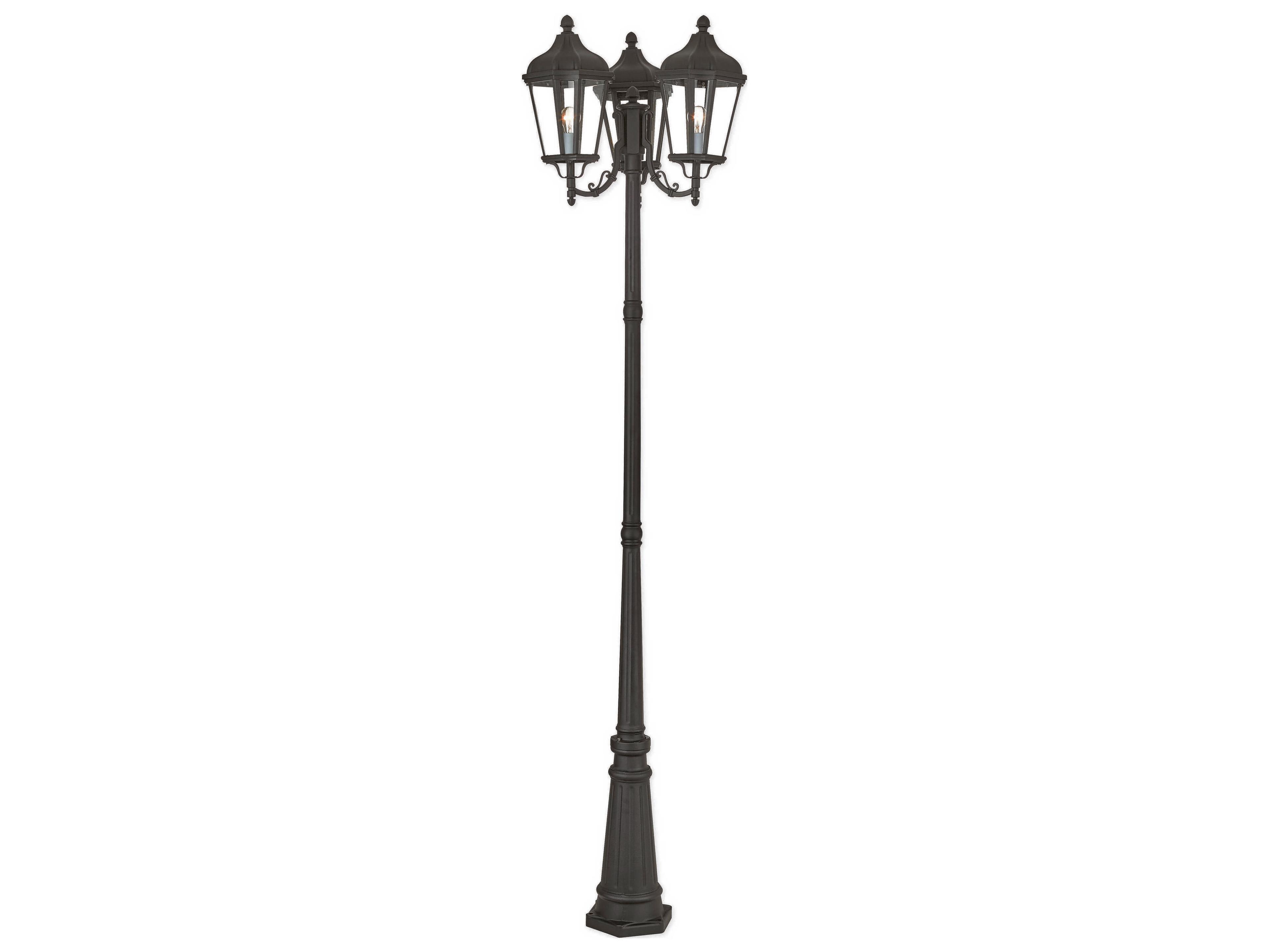 Livex Lighting Morgan 3 - Light Outdoor Post Light