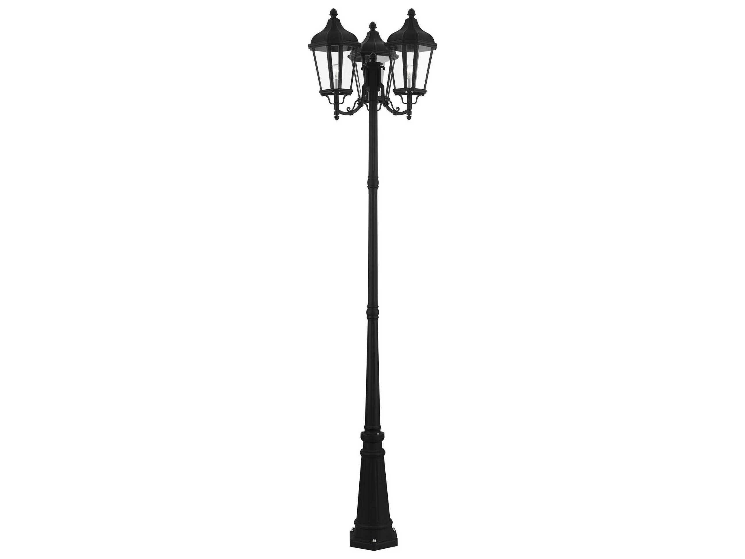 Livex Lighting Morgan 3 - Light Outdoor Post Light