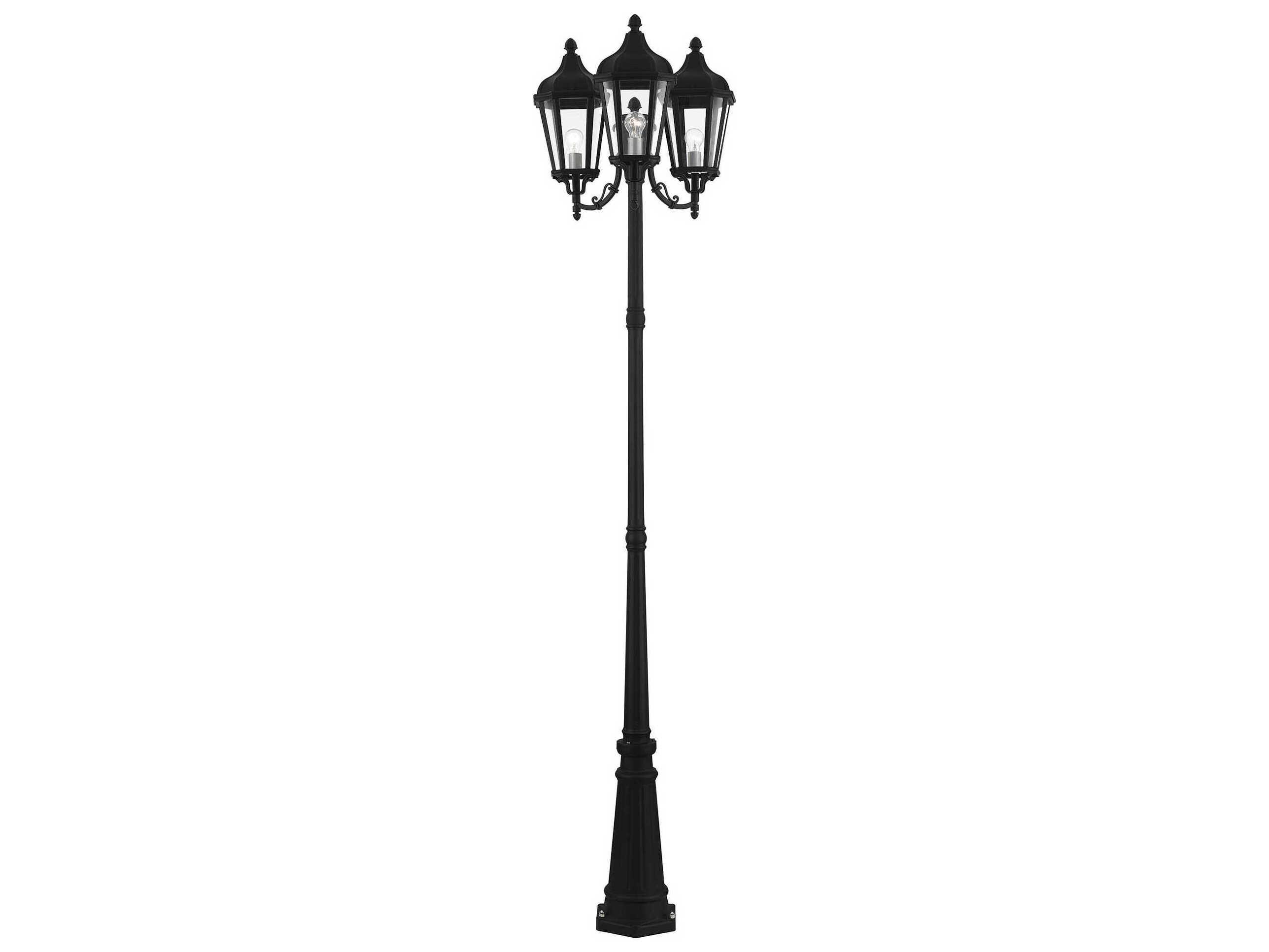 Livex Lighting Morgan 3 - Light Outdoor Post Light