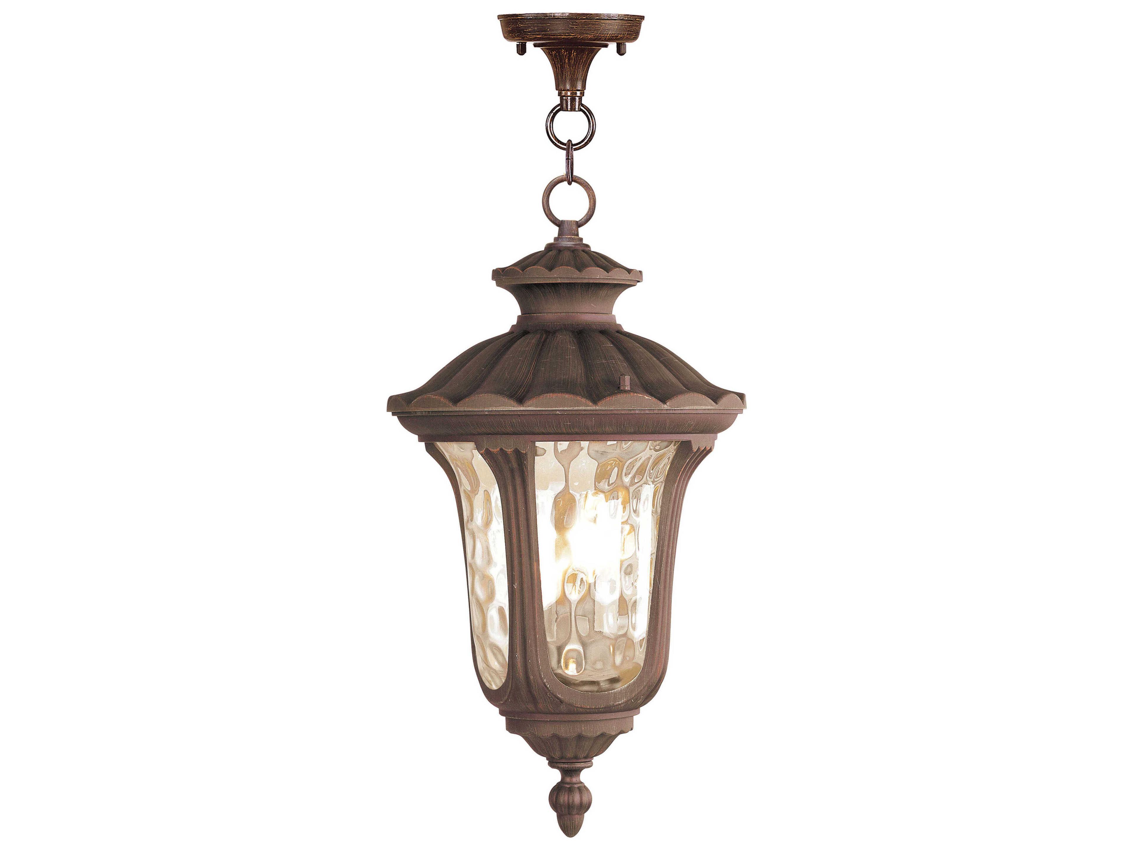 Livex Lighting Oxford 3 - Light Outdoor Hanging Light