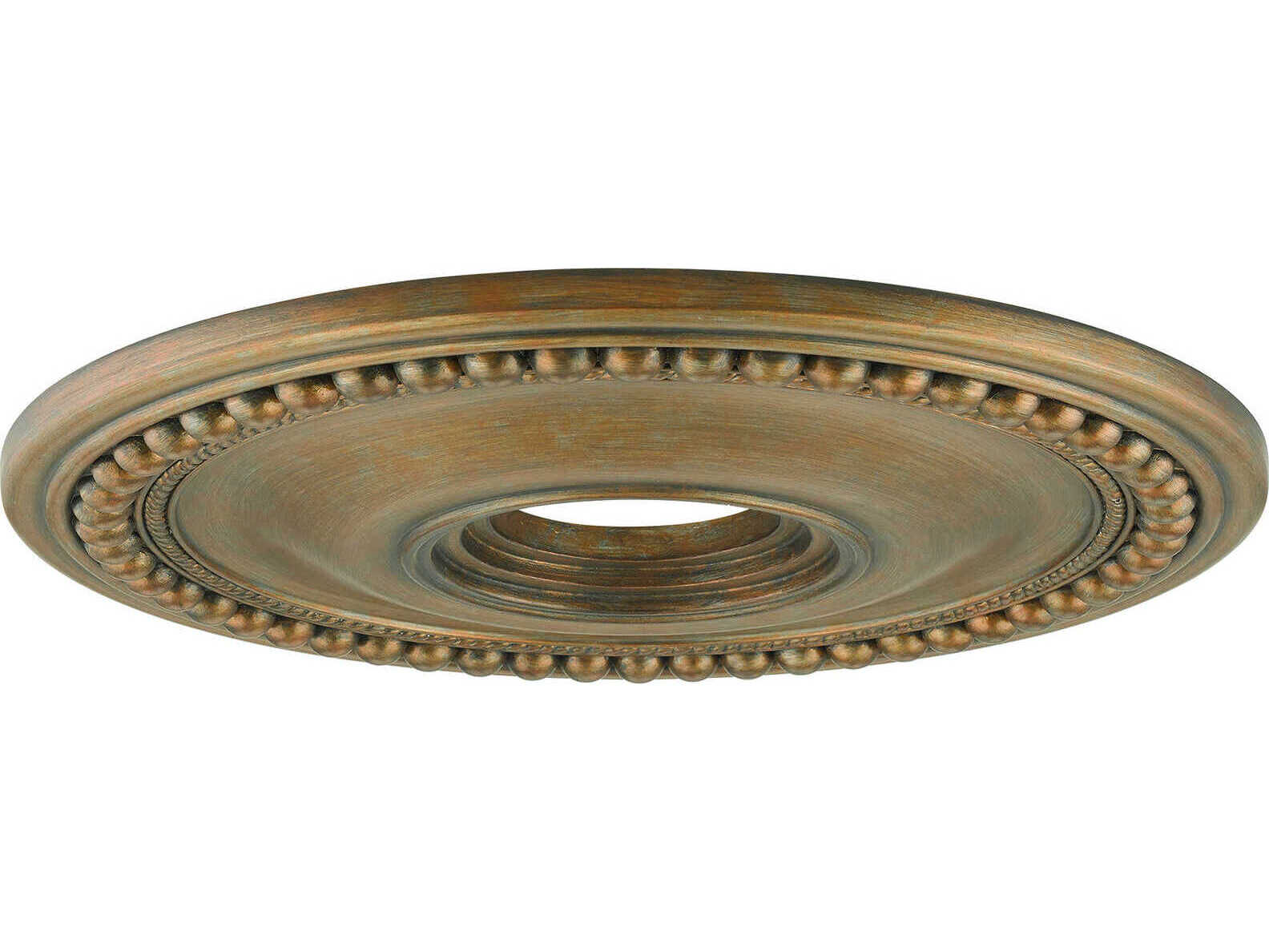 Livex Lighting Wingate Antique Gold Leaf 20" Ceiling Medallion