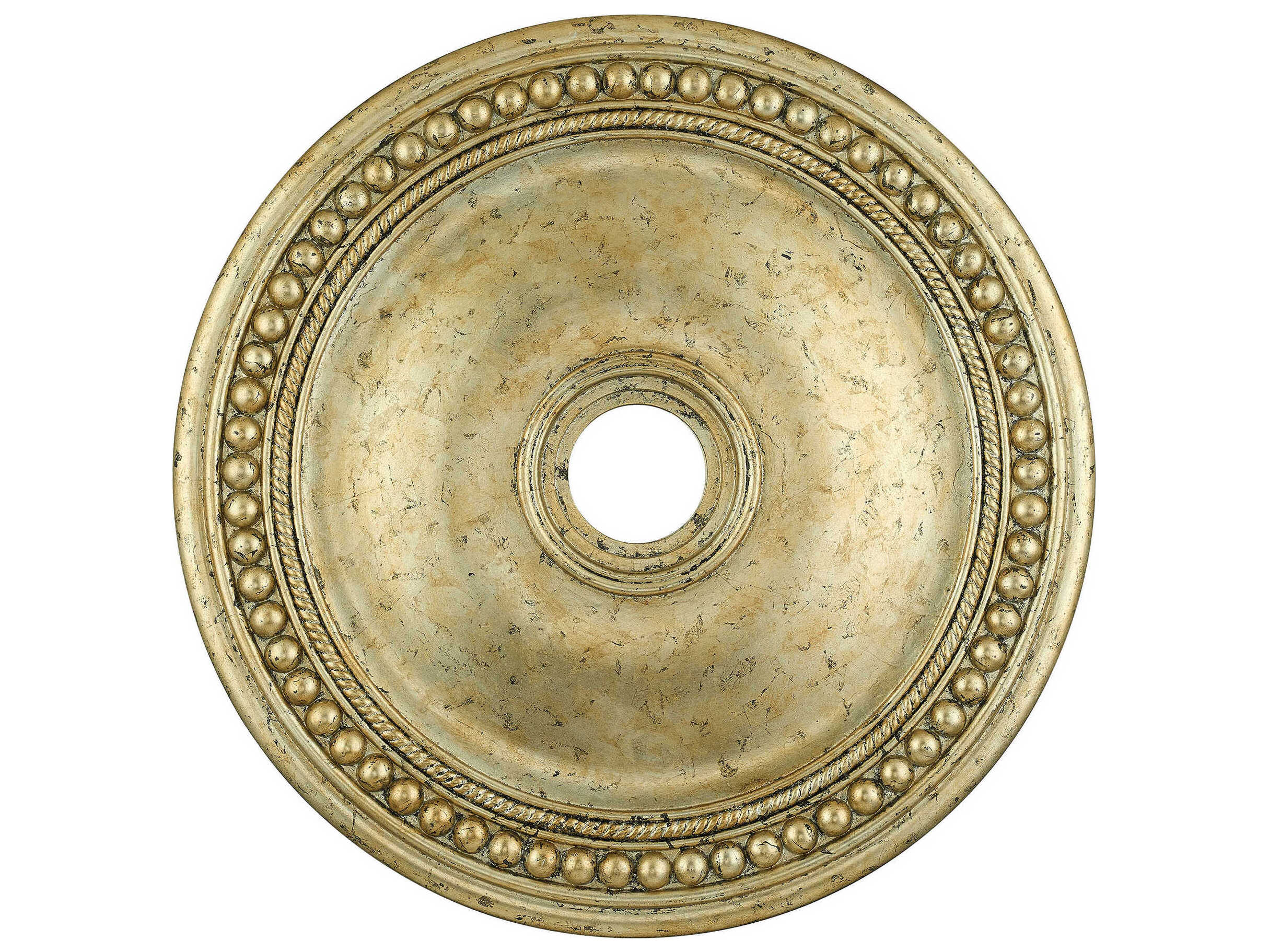 Livex Lighting Wingate Winter Gold 30" Ceiling Medallion