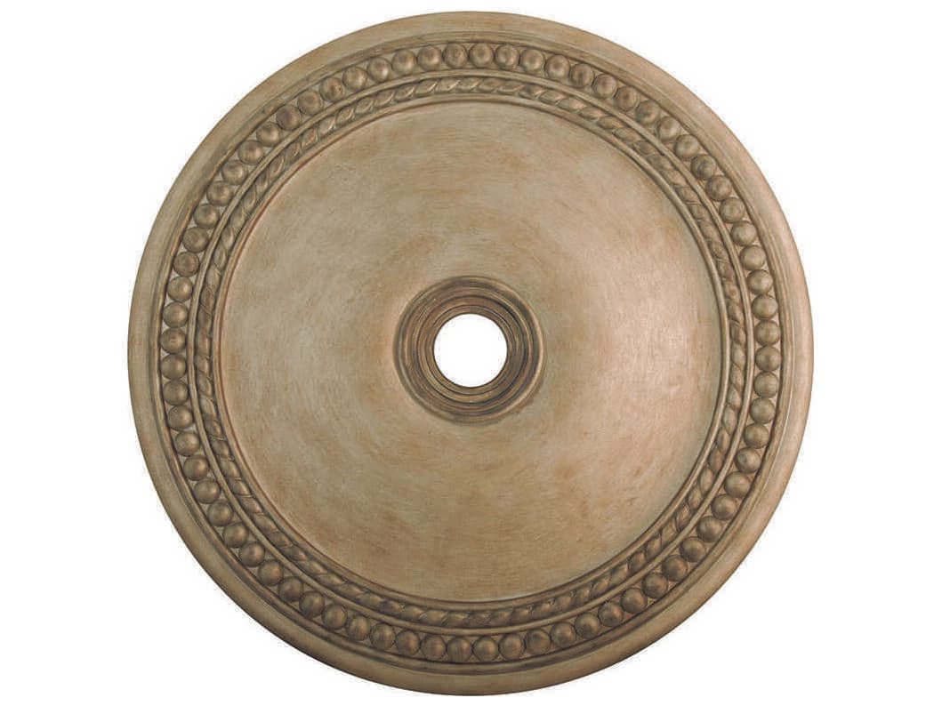 Livex Lighting Wingate Antique Silver Leaf 42" Ceiling Medallion