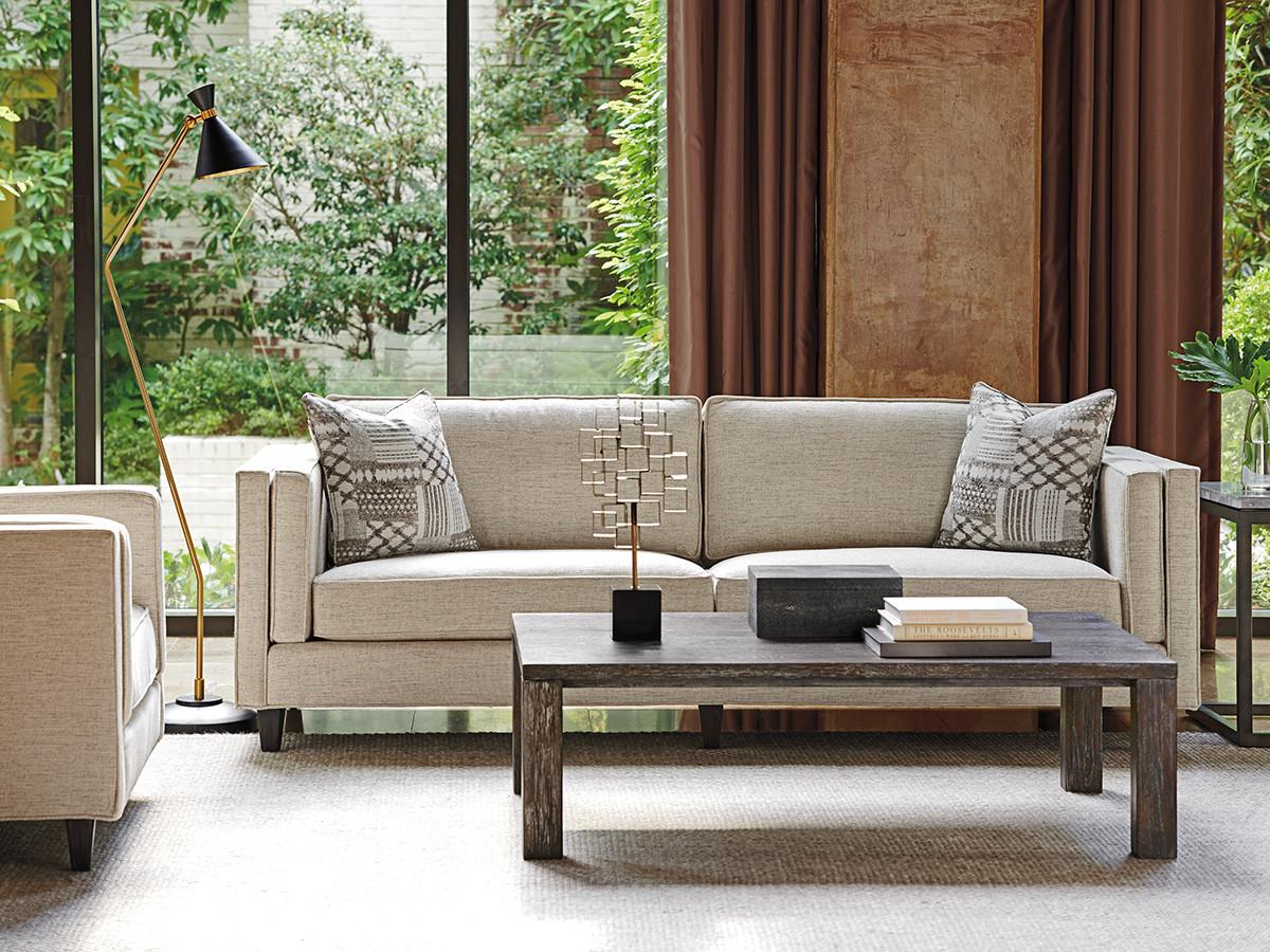 Lexington Santana Rectangular Wood Cerused Coffee Table