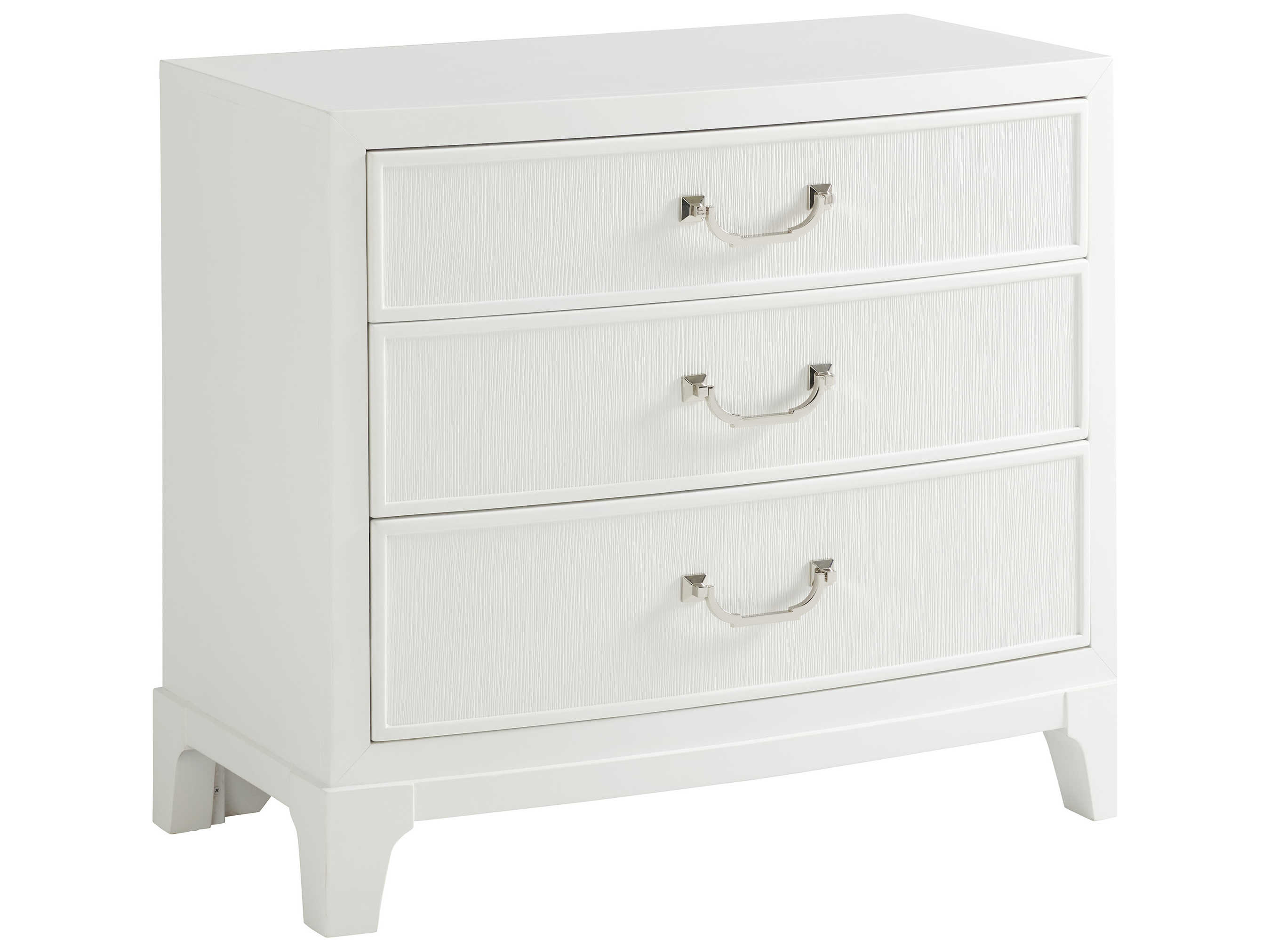 Lexington Avondale 3-Drawers White Maple Wood Nightstand