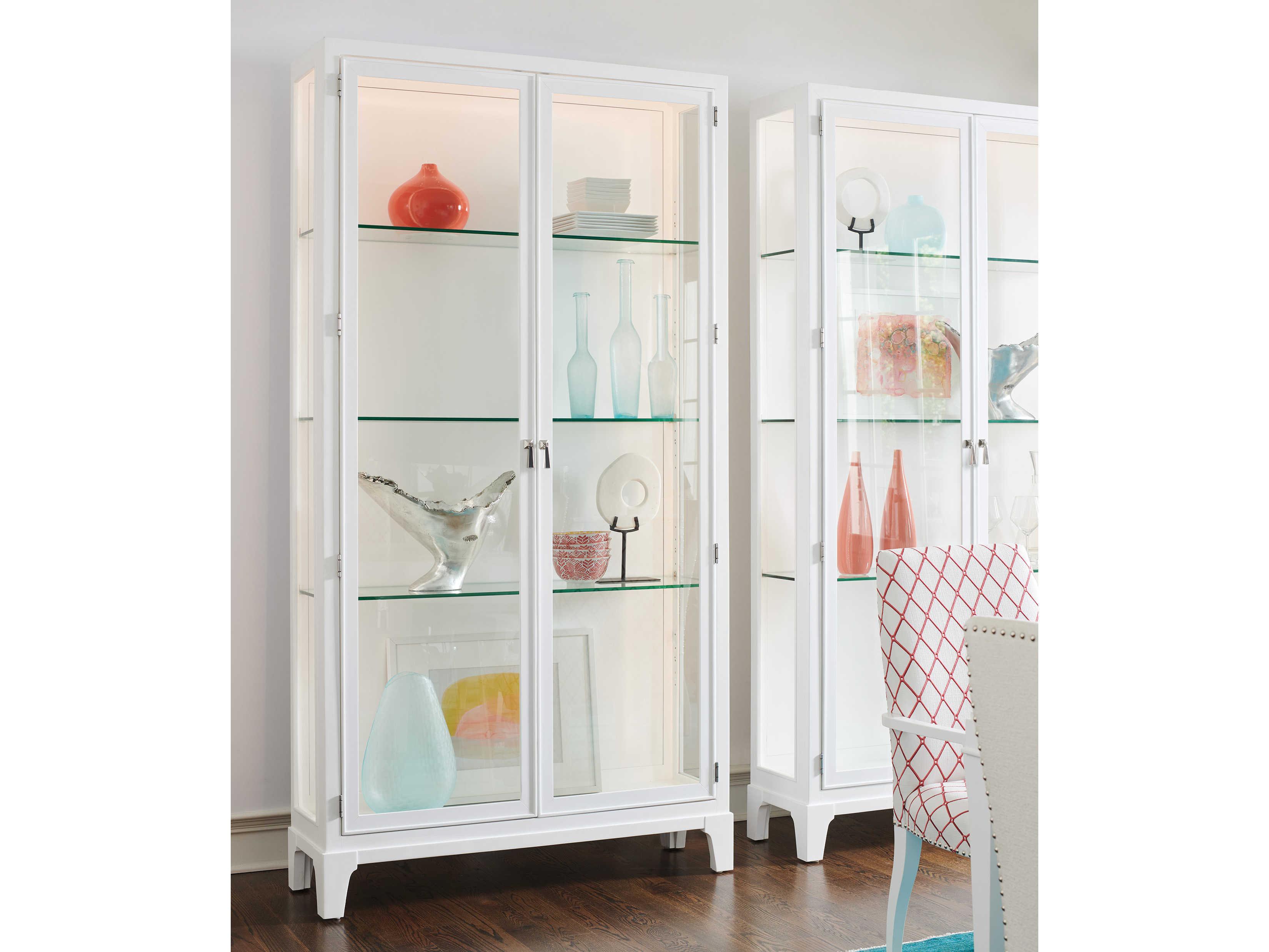 Lexington Avondale Maple Wood Display Cabinet