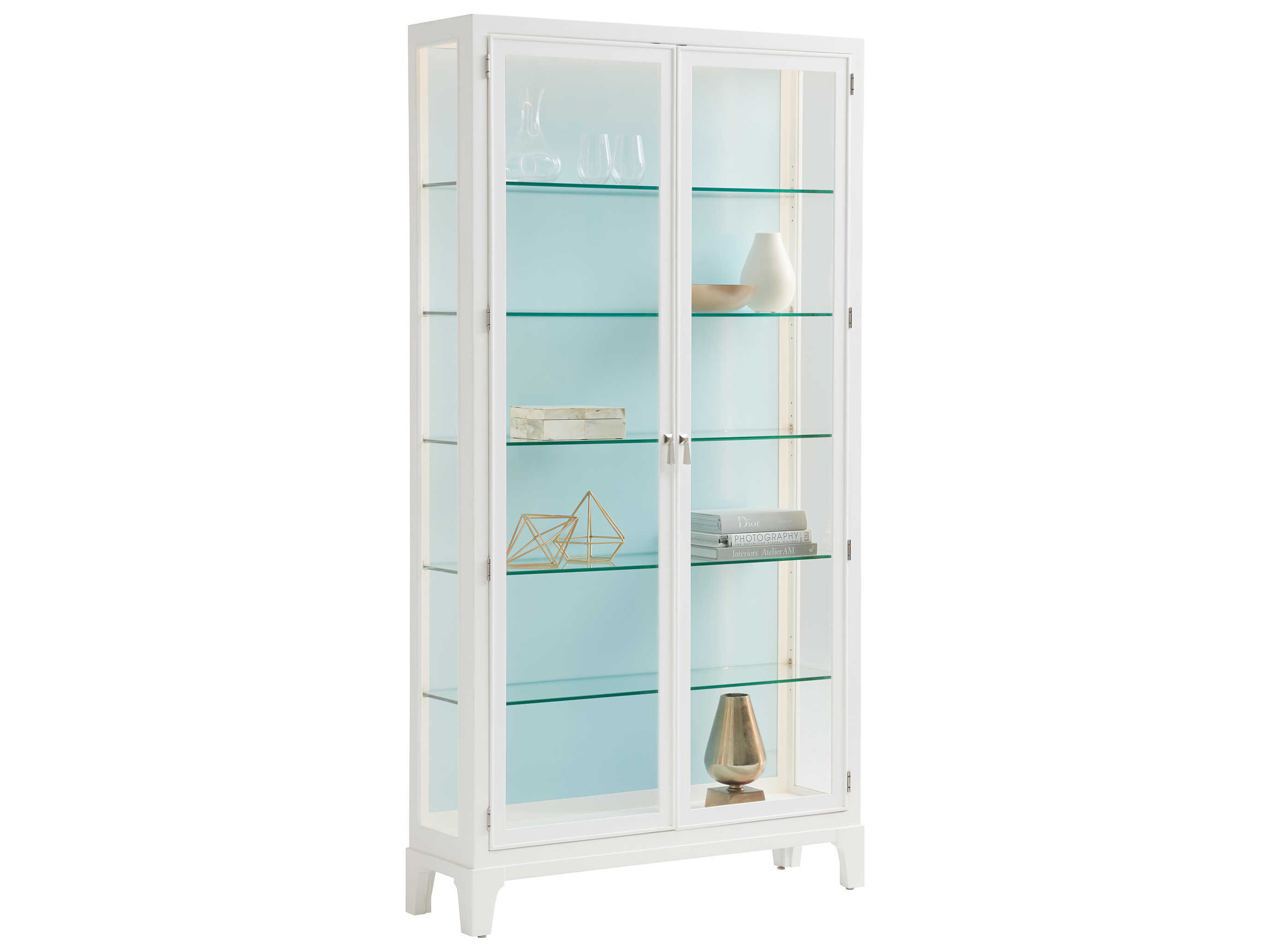 Lexington Avondale Maple Wood Display Cabinet