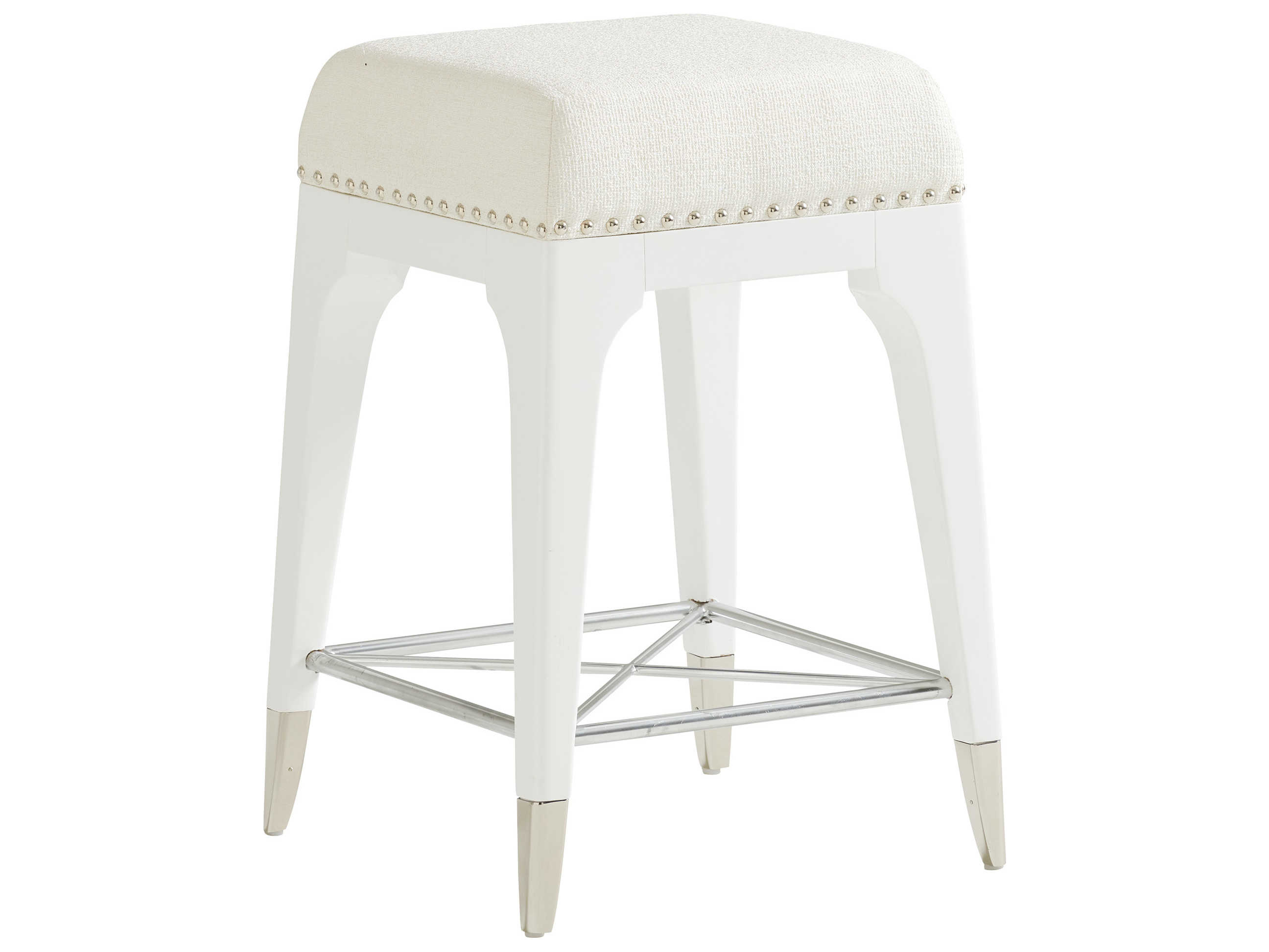 Lexington Avondale Upholstered Maple Wood Counter Stool
