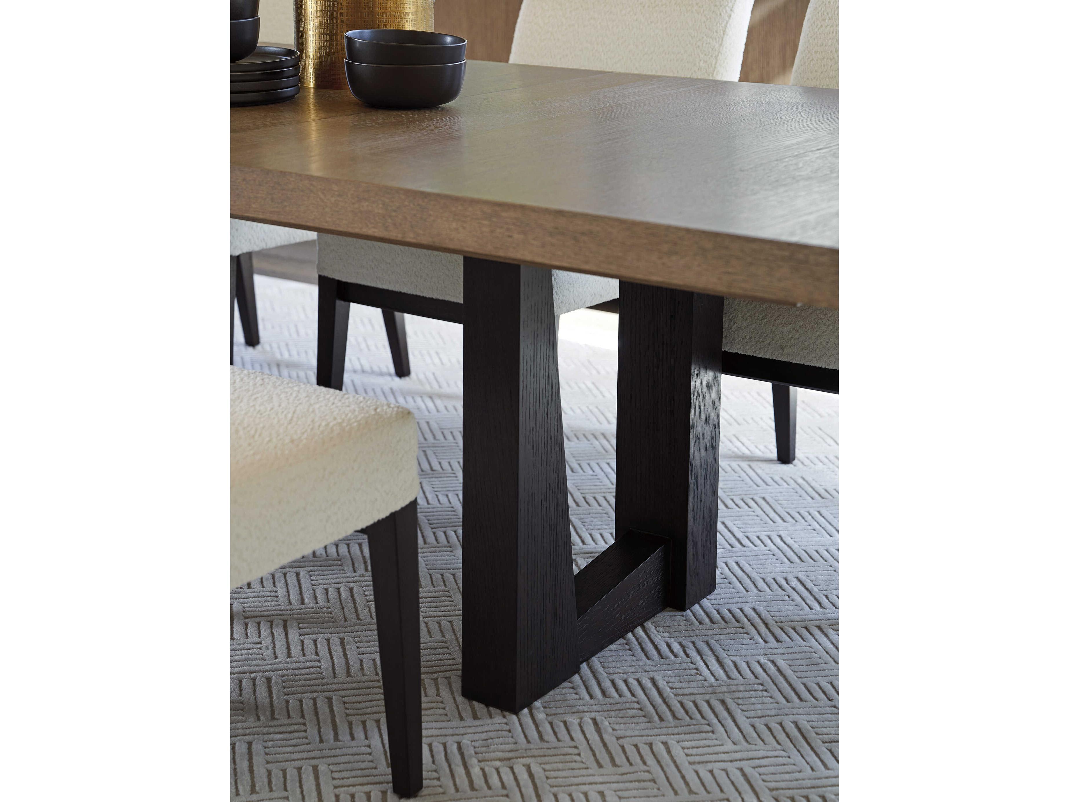 Lexington Zanzibar Extendable Rectangular Wood Tunis Senegal Dining Table