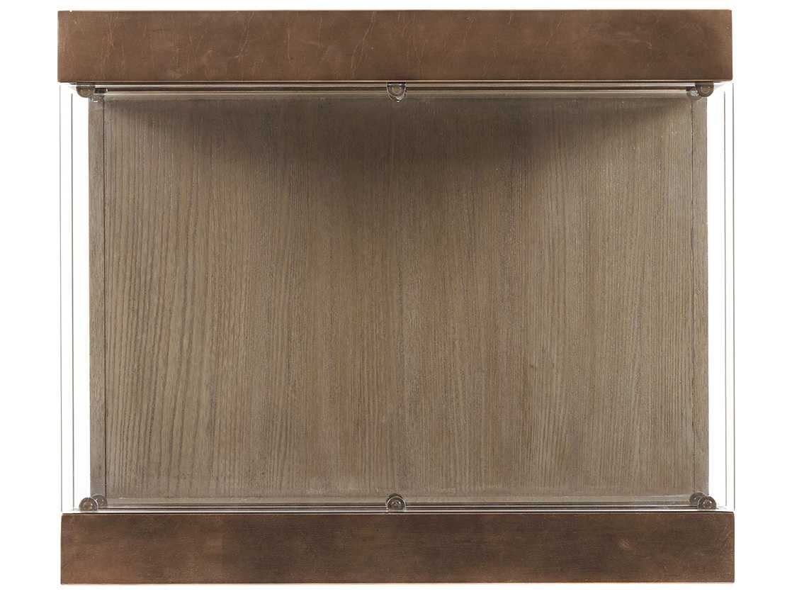 Lexington Shadow Play Rectangular Glass End Table