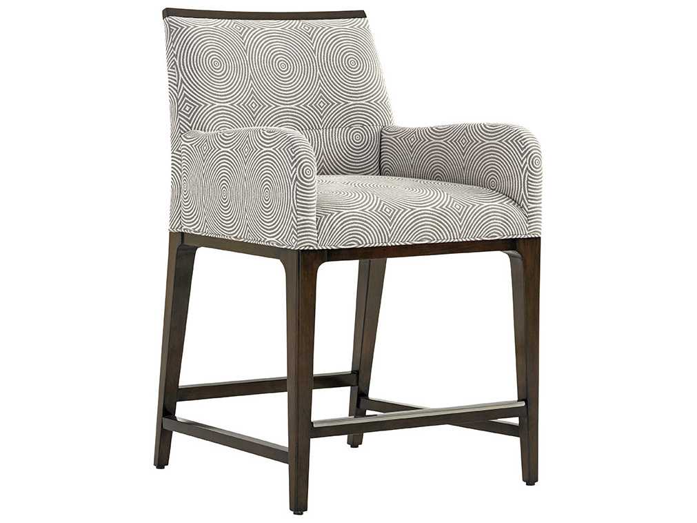 Lexington Macarthur Park Upholstered Solid Wood Counter Stool