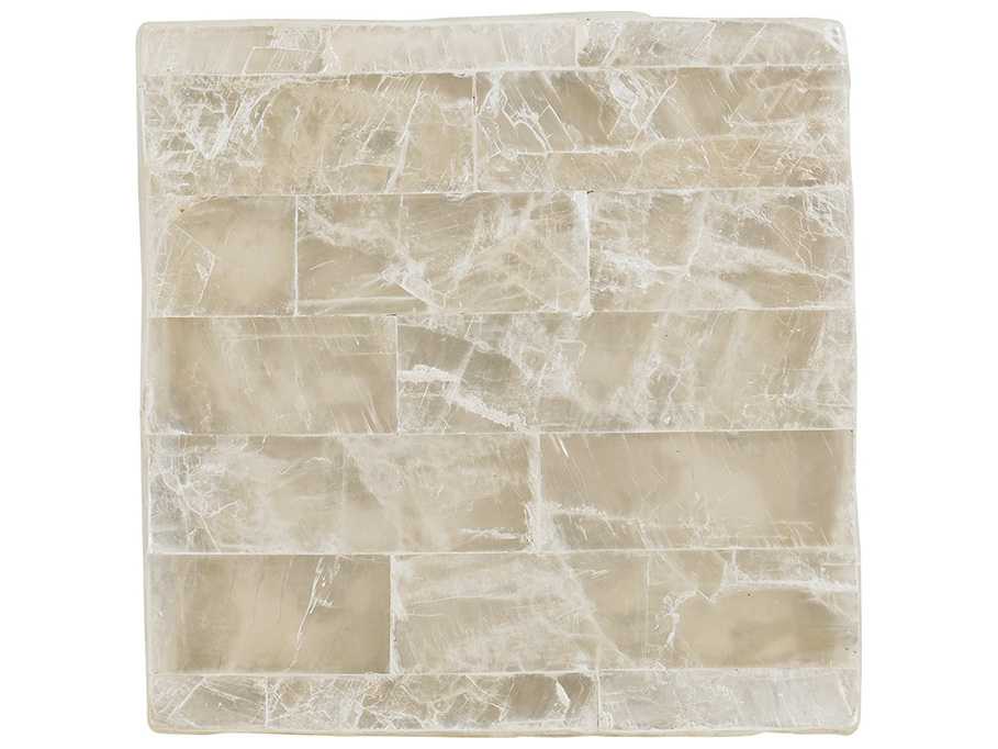 Lexington Macarthur Park Square Veracruz Stone End Table