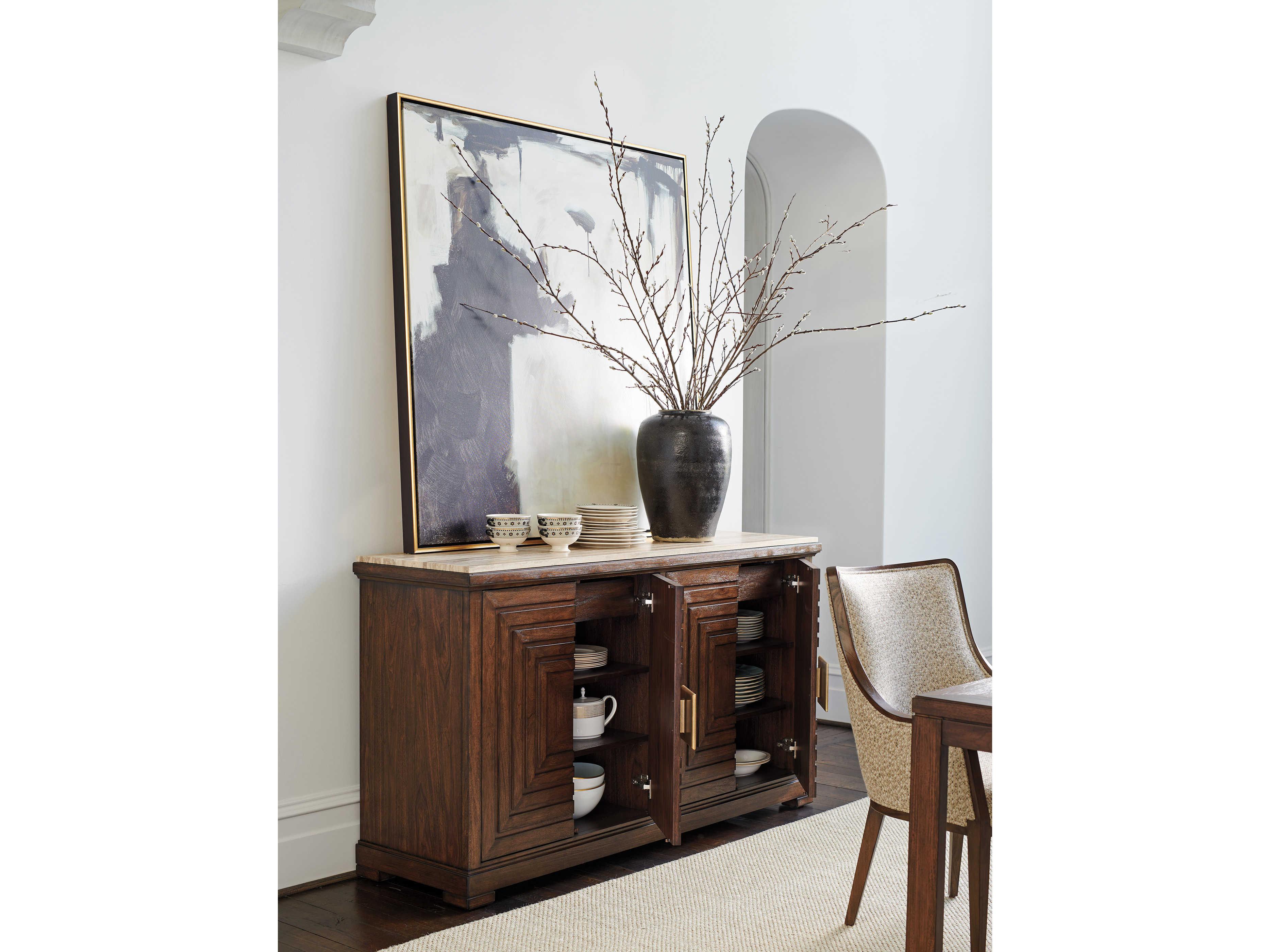 Lexington Silverado 68" Travertine Optional Buffet Stone Top