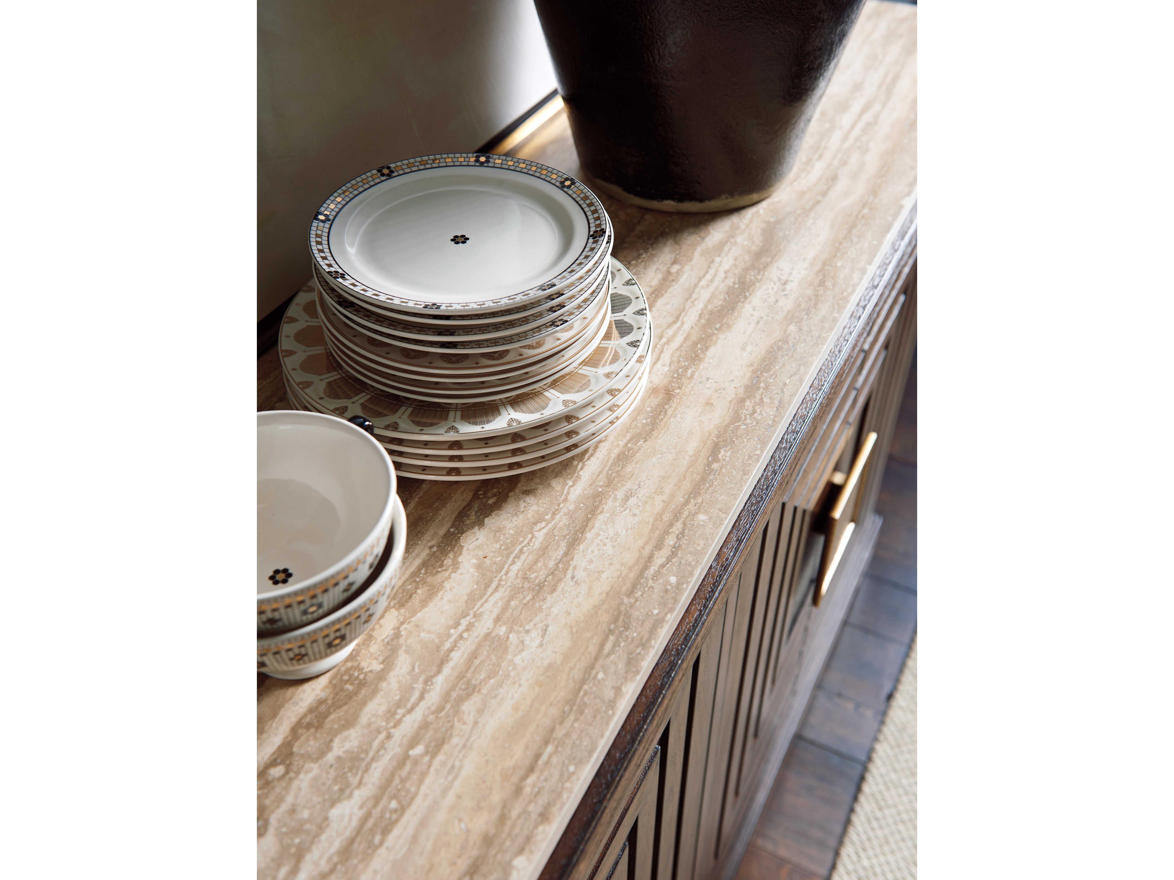 Lexington Silverado 68" Travertine Optional Buffet Stone Top