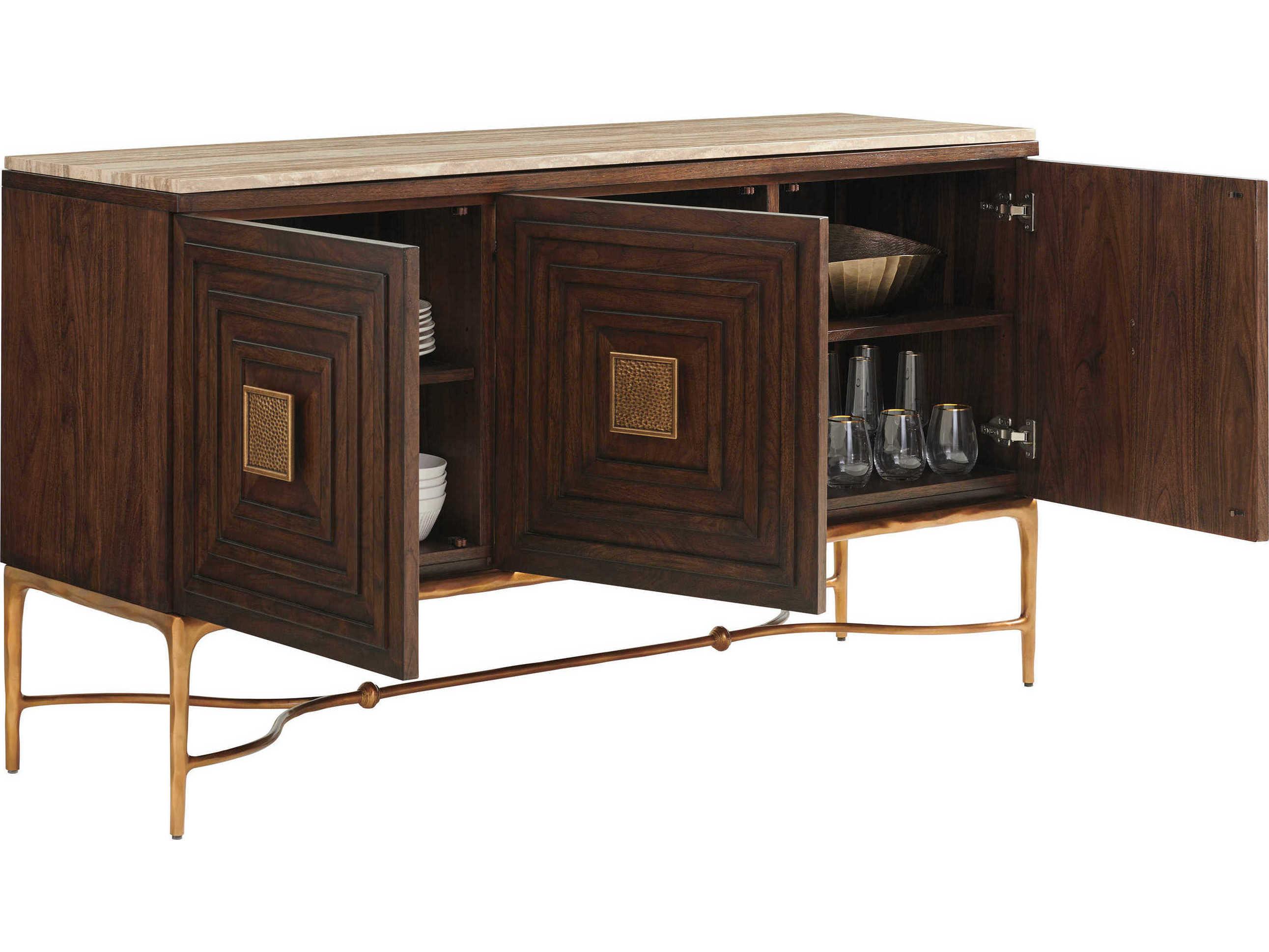 Lexington Silverado 68" Walnut Wood Sideboard