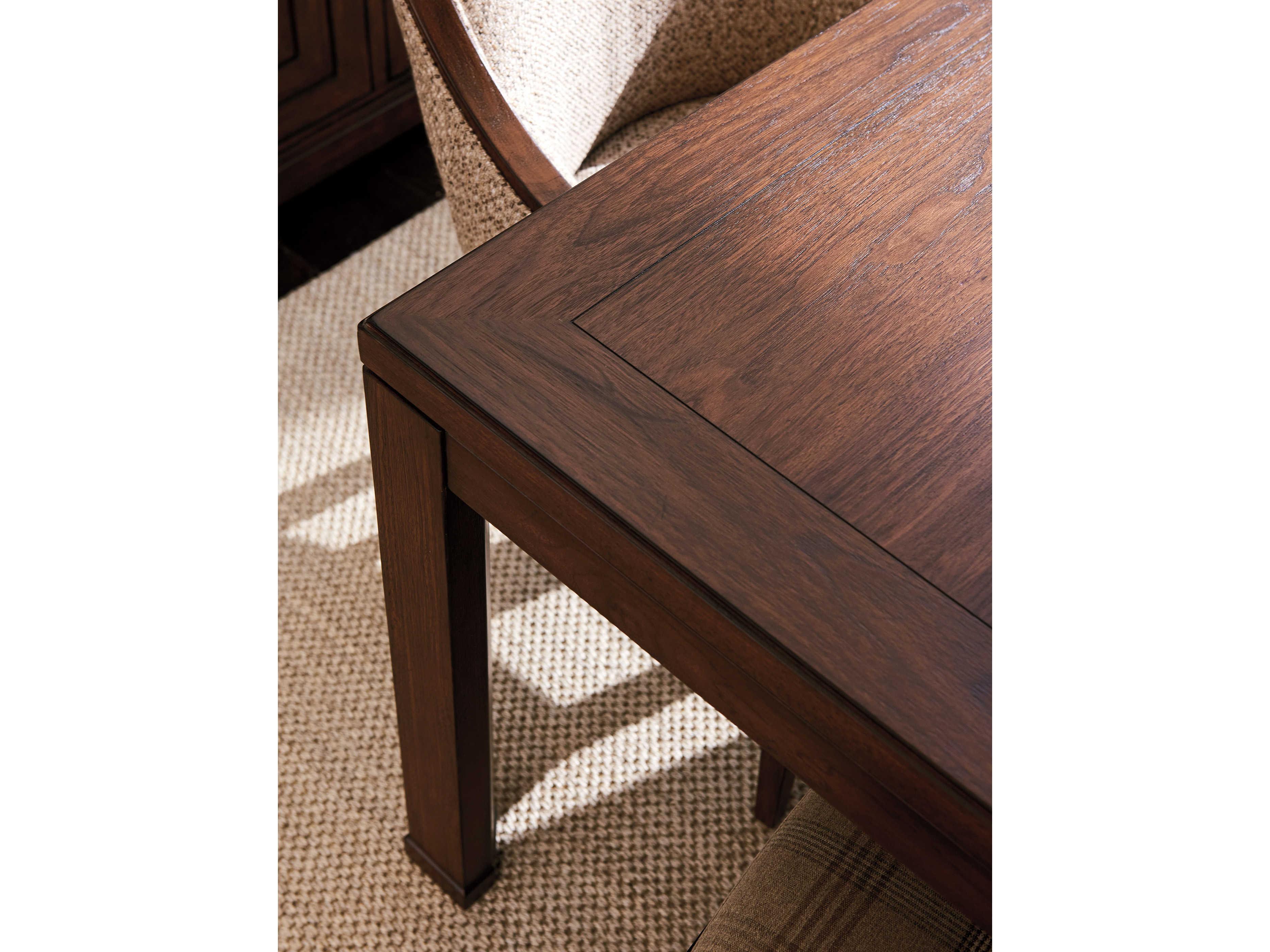 Lexington Silverado Extendable Rectangular Wood Walnut Dining Table