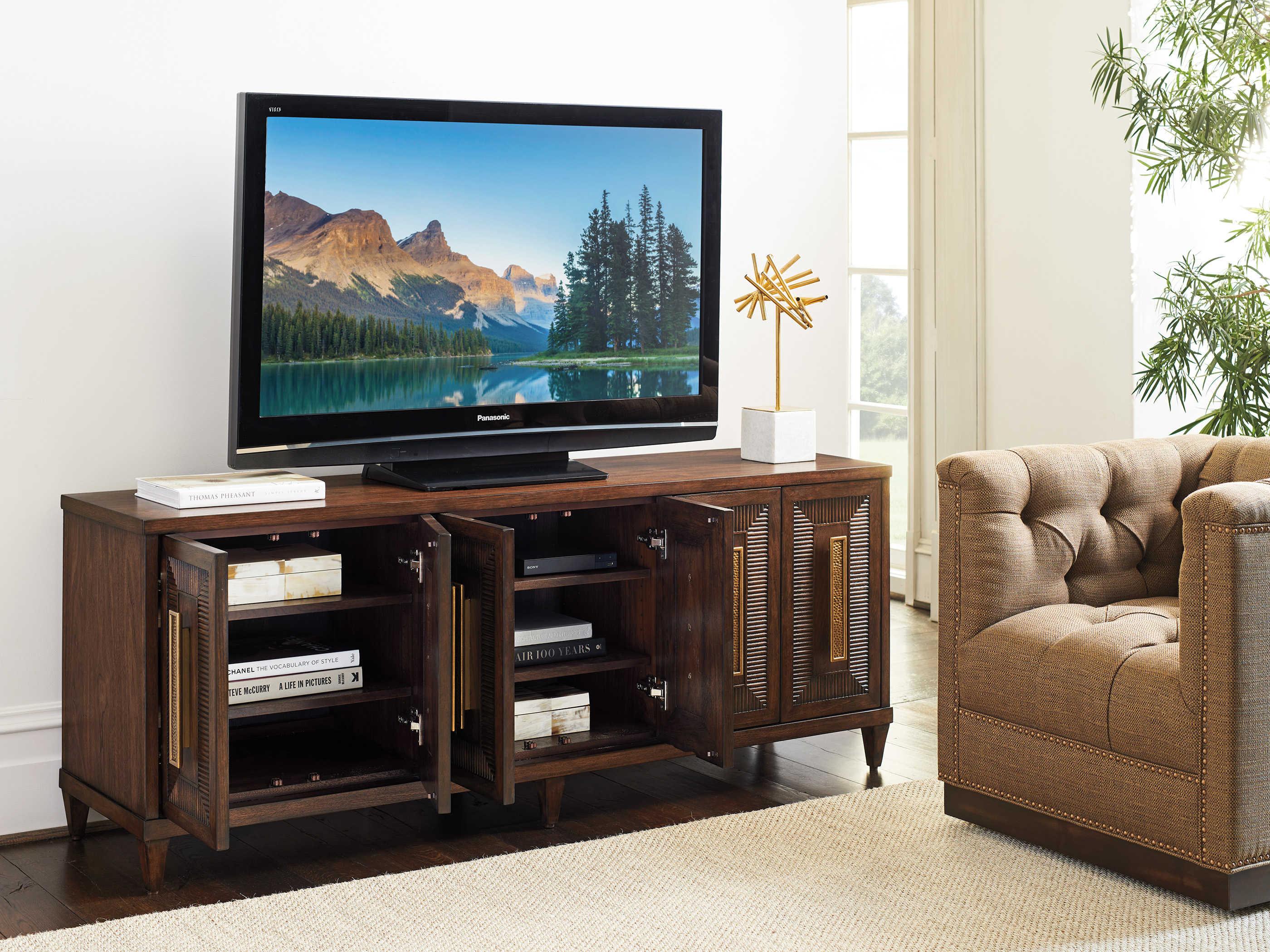 Lexington Silverado 72" Walnut Wood Media Console