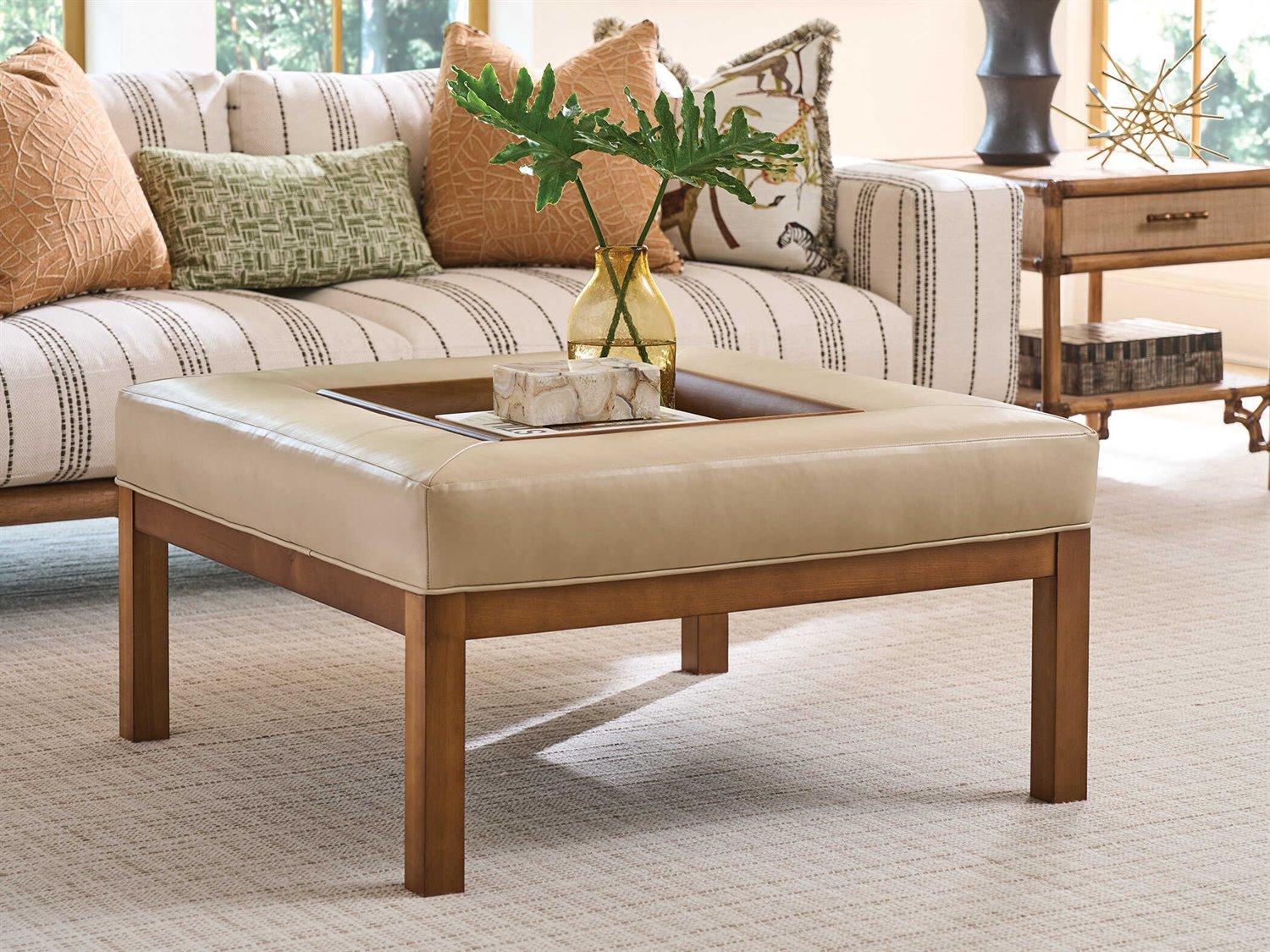 Lexington Leather Crandon Park Ottoman