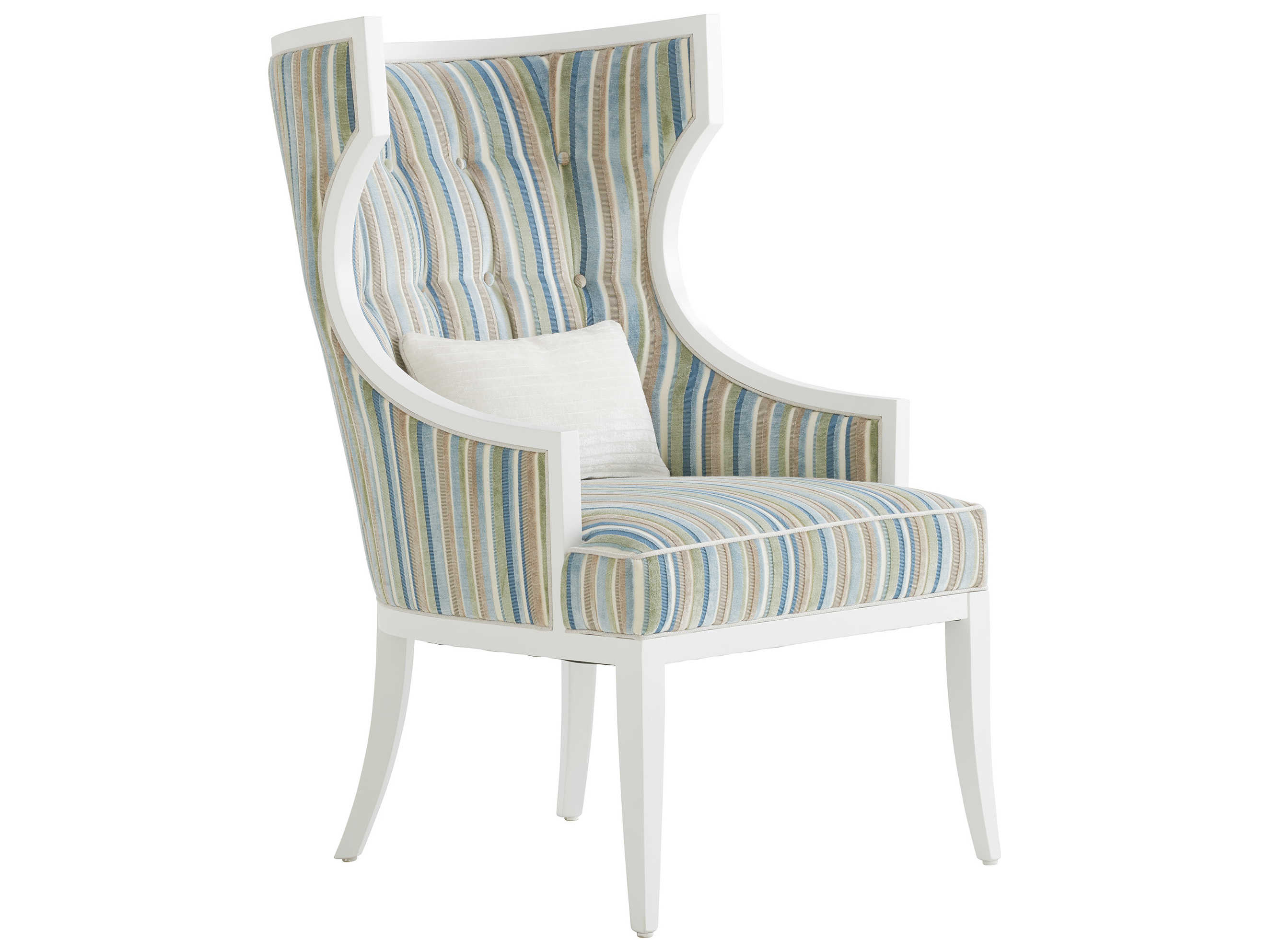 Lexington Avondale White Fabric Accent Chair