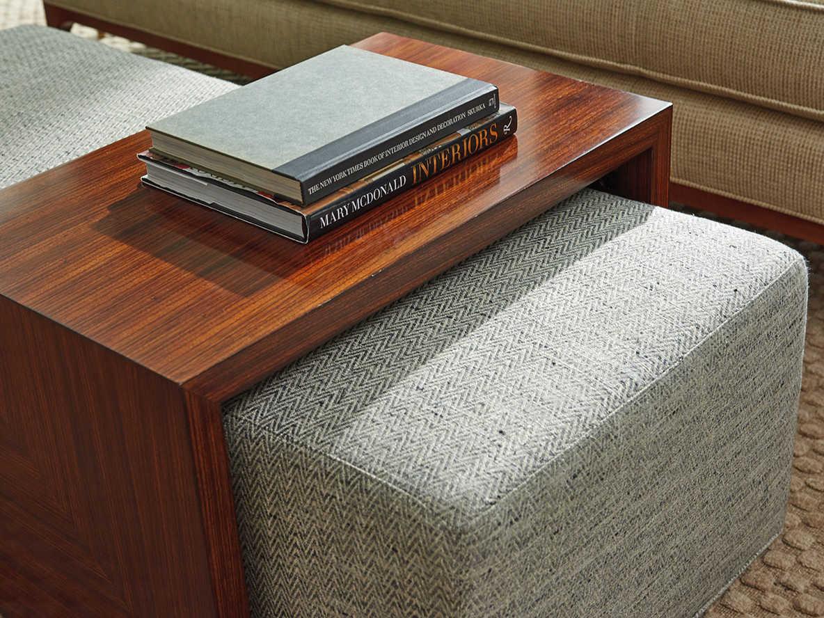 Lexington Upholstery Gray Upholstered Ottoman