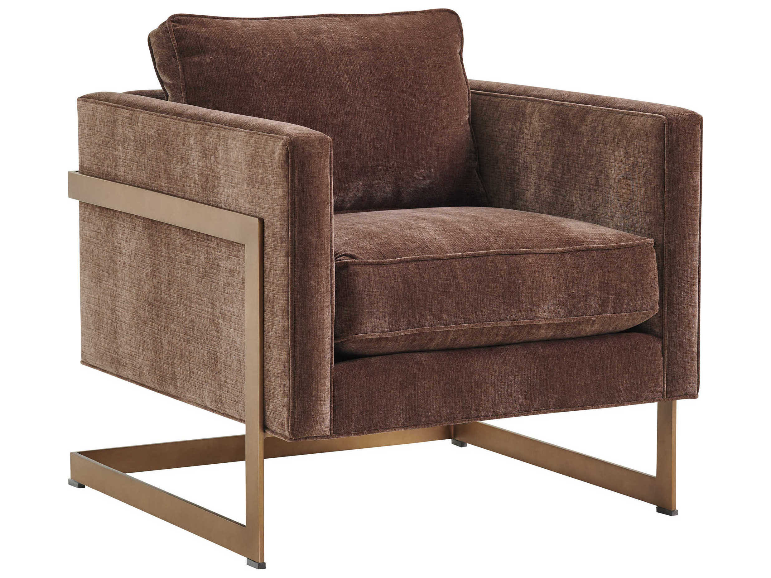 Lexington Silverado Brown Fabric Accent Chair