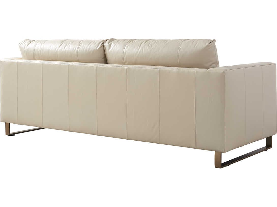 Lexington Shadow Play Cream Leather Sofa