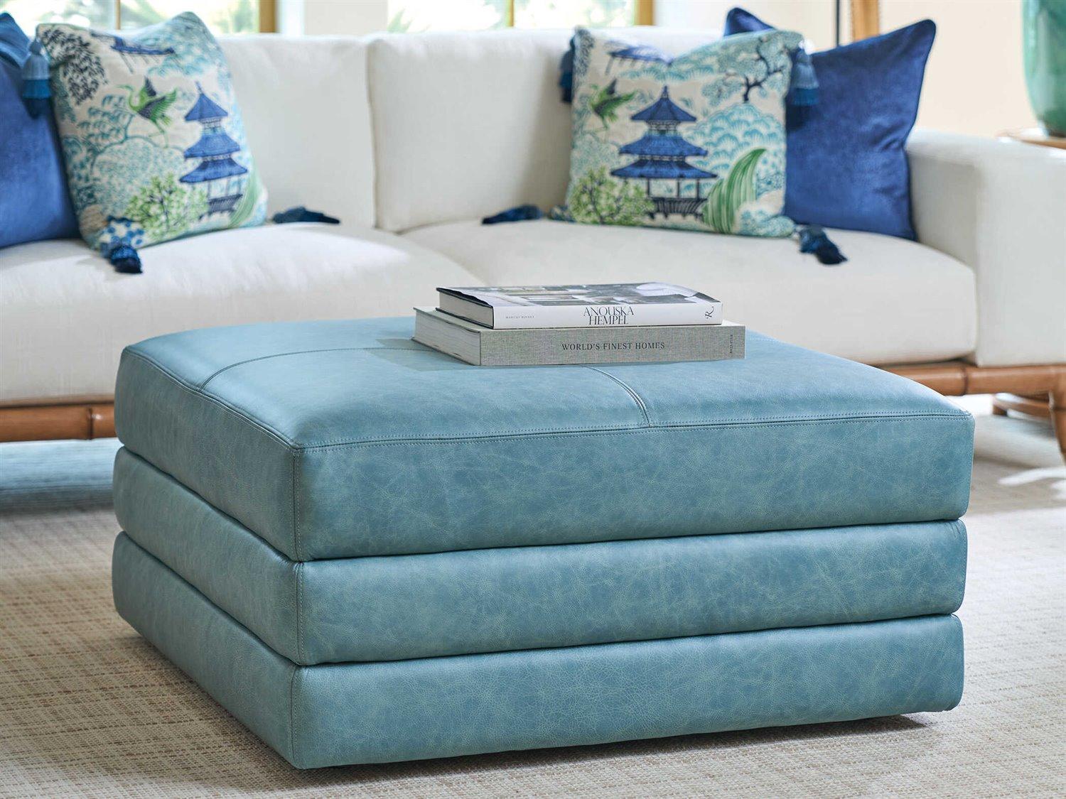 Lexington Leather Brickell Ottoman