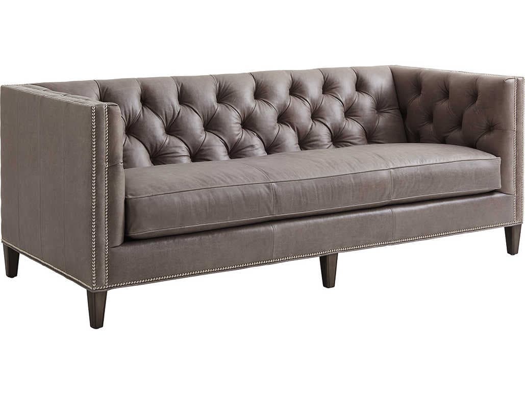 Lexington Ariana Brown Leather Sofa
