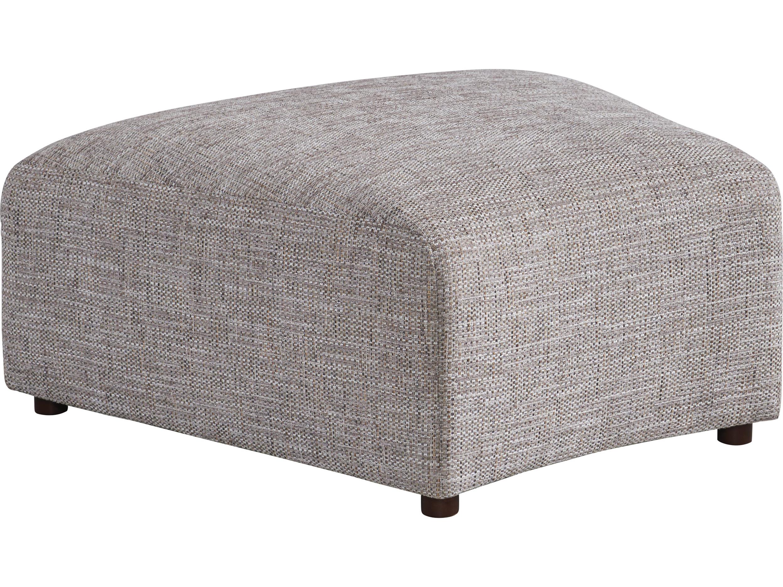 Lexington Zanzibar Alston Gray Upholstered Ottoman