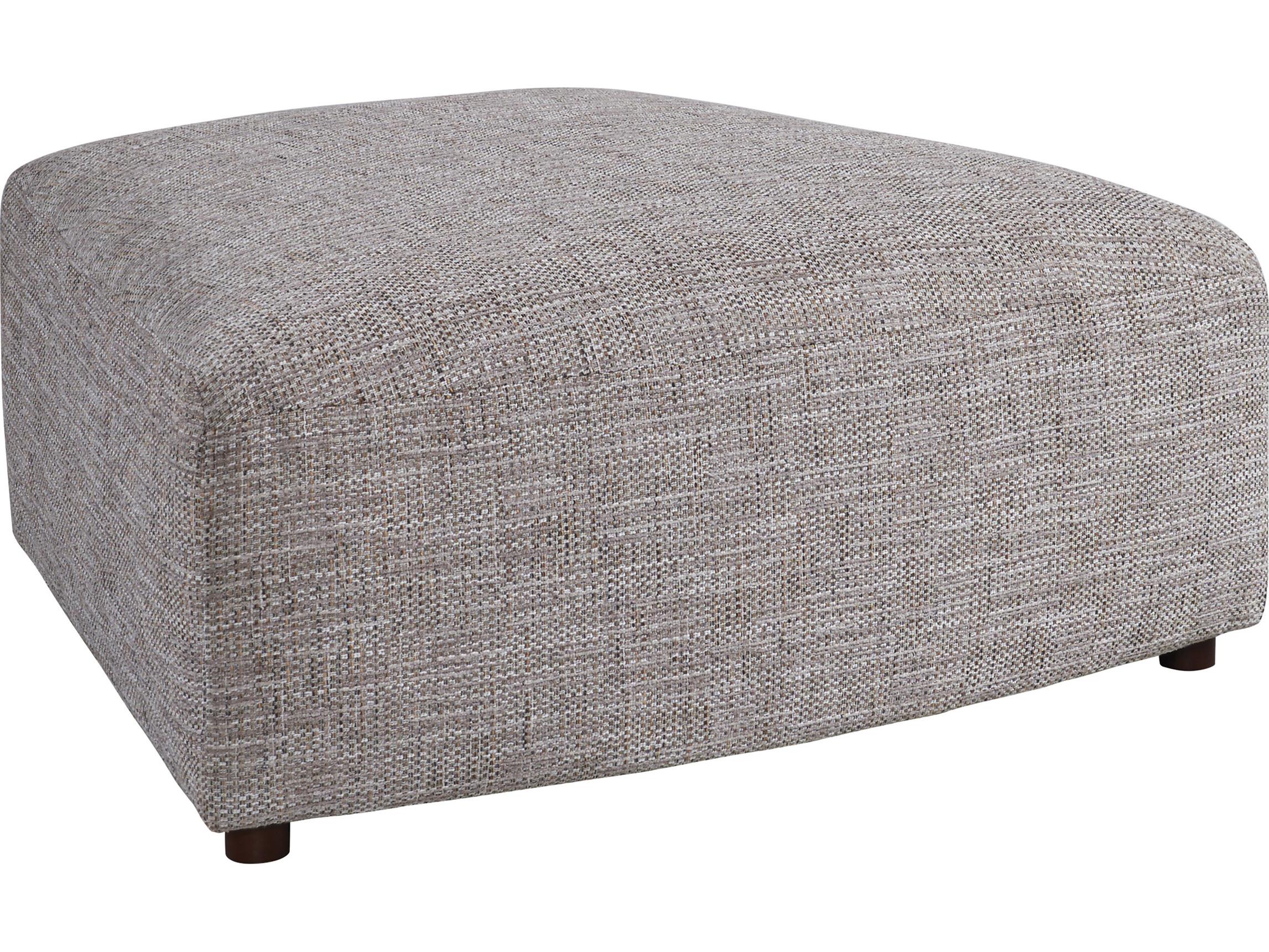 Lexington Zanzibar Alston Gray Upholstered Ottoman