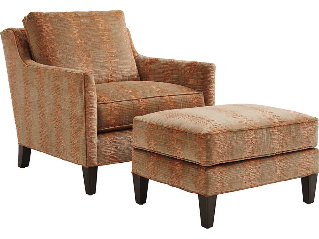 Lexington Ariana Orange Fabric Accent Chair