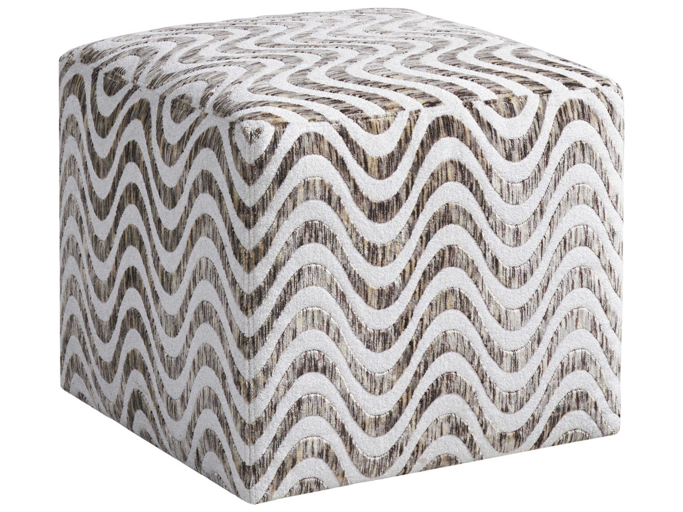 Lexington Zanzibar Beige Upholstered Ottoman