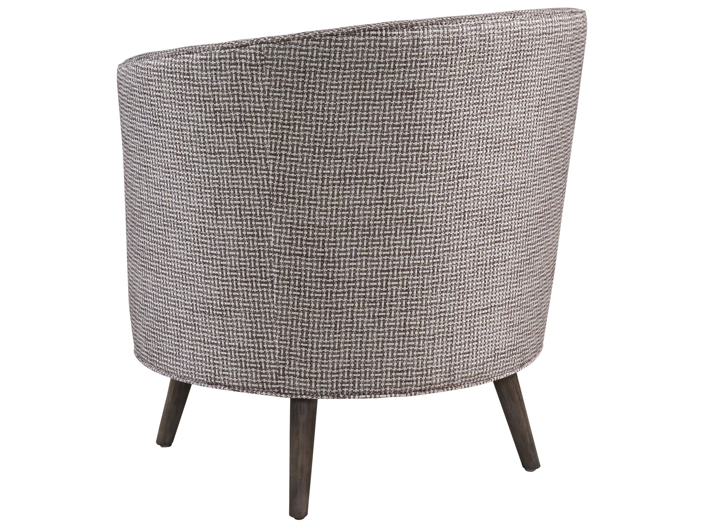 Lexington Zanzibar Torrington Swivel Gray Fabric Accent Chair