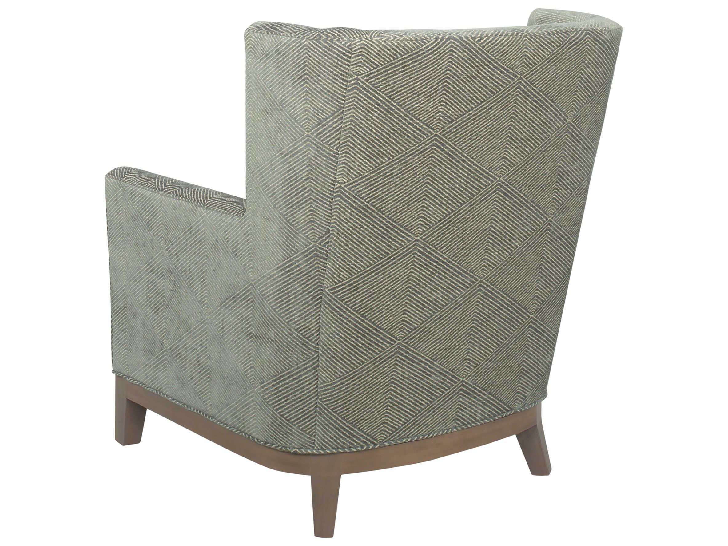 Lexington Shadow Play Gray Fabric Accent Chair