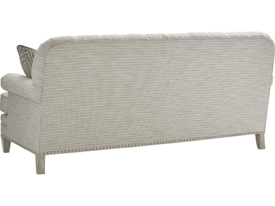 Lexington Oyster Bay Millstone Gray Upholstered Loveseat