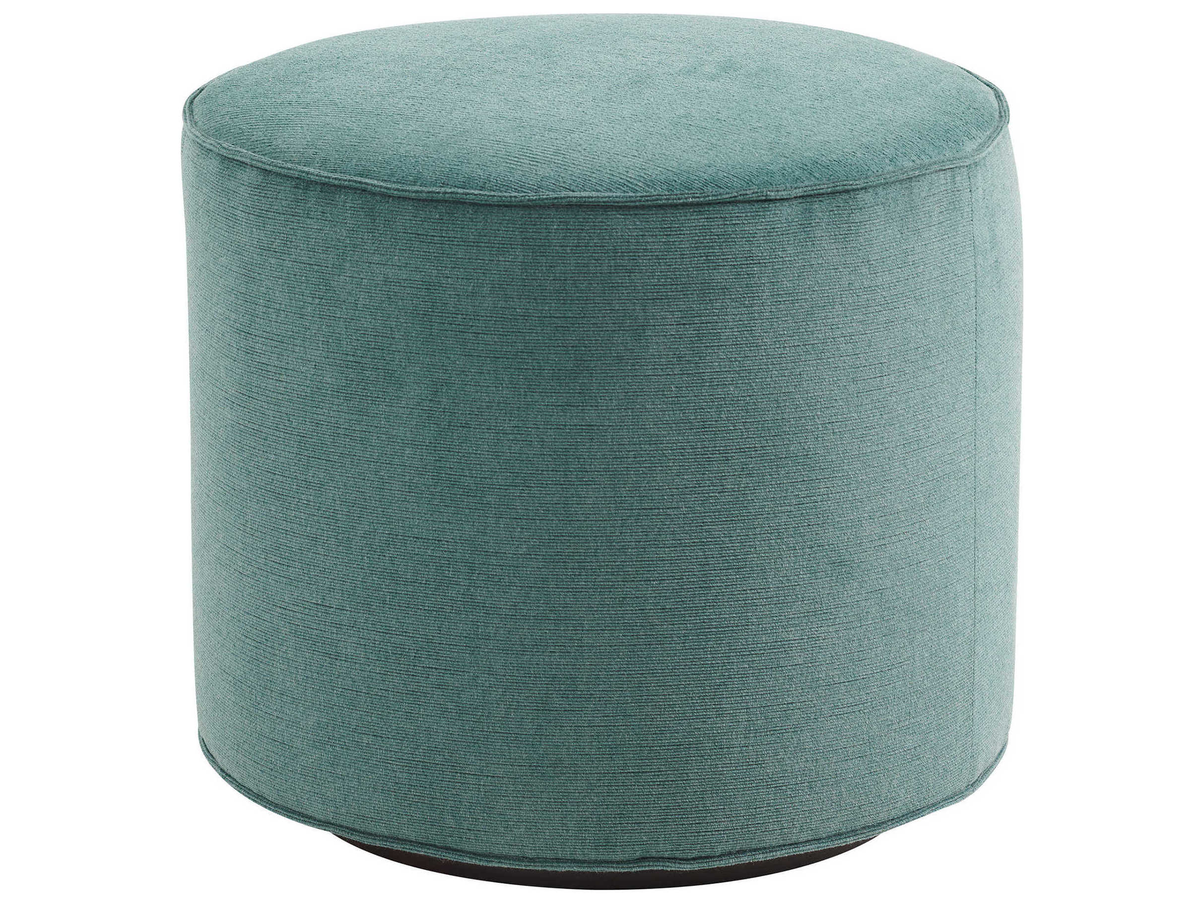 Lexington Silverado Walnut Green Upholstered Ottoman