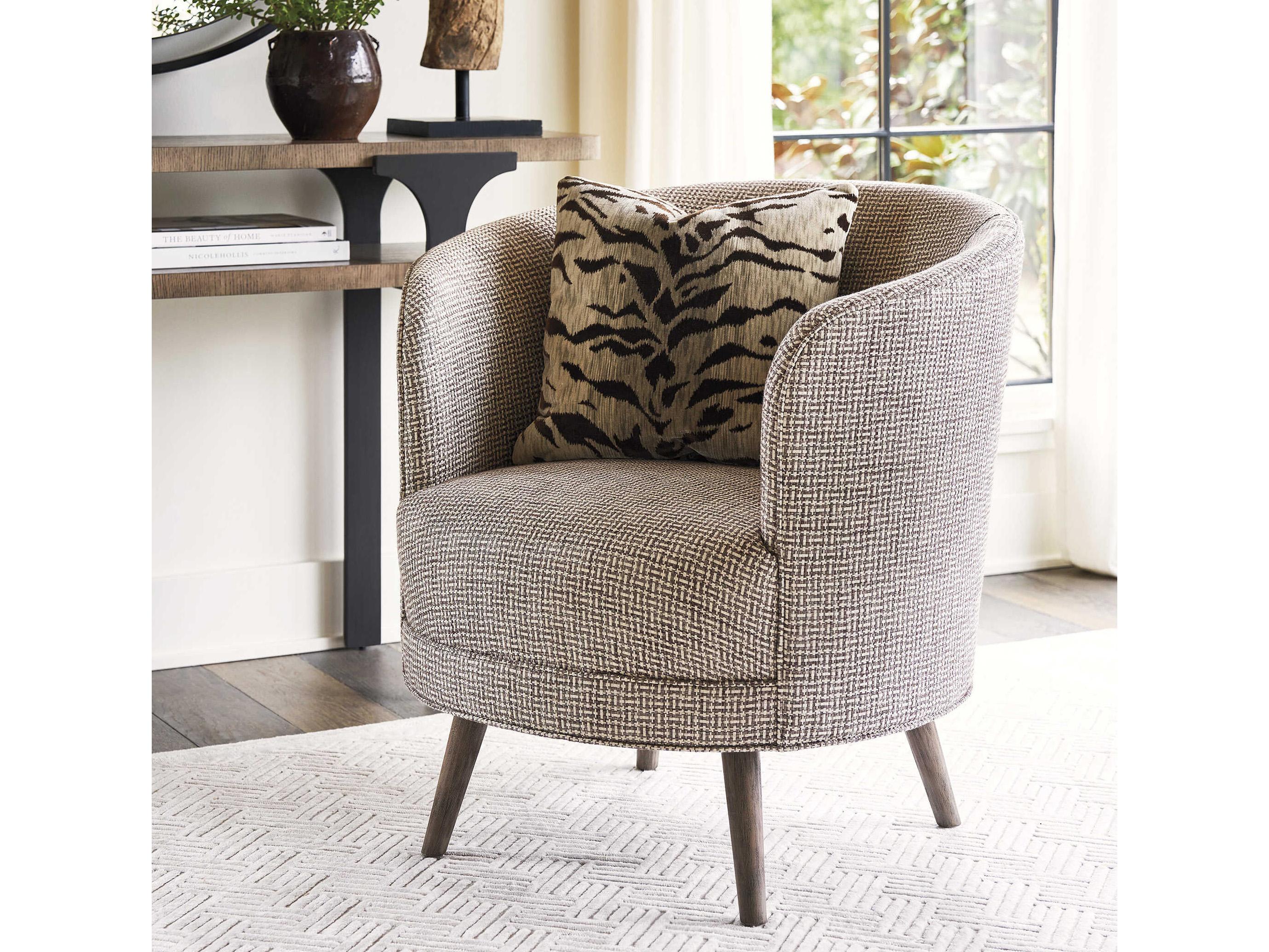 Lexington Zanzibar Beige / Black 18" x 18" Luxedown Pillow