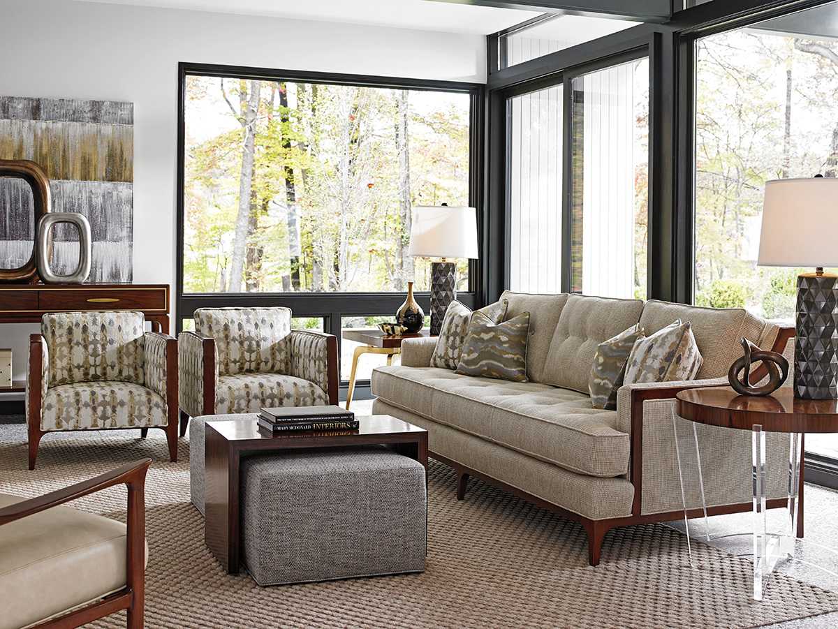 Lexington Take Five Upholstered Ottoman