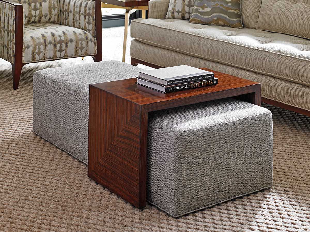 Lexington Take Five Upholstered Ottoman