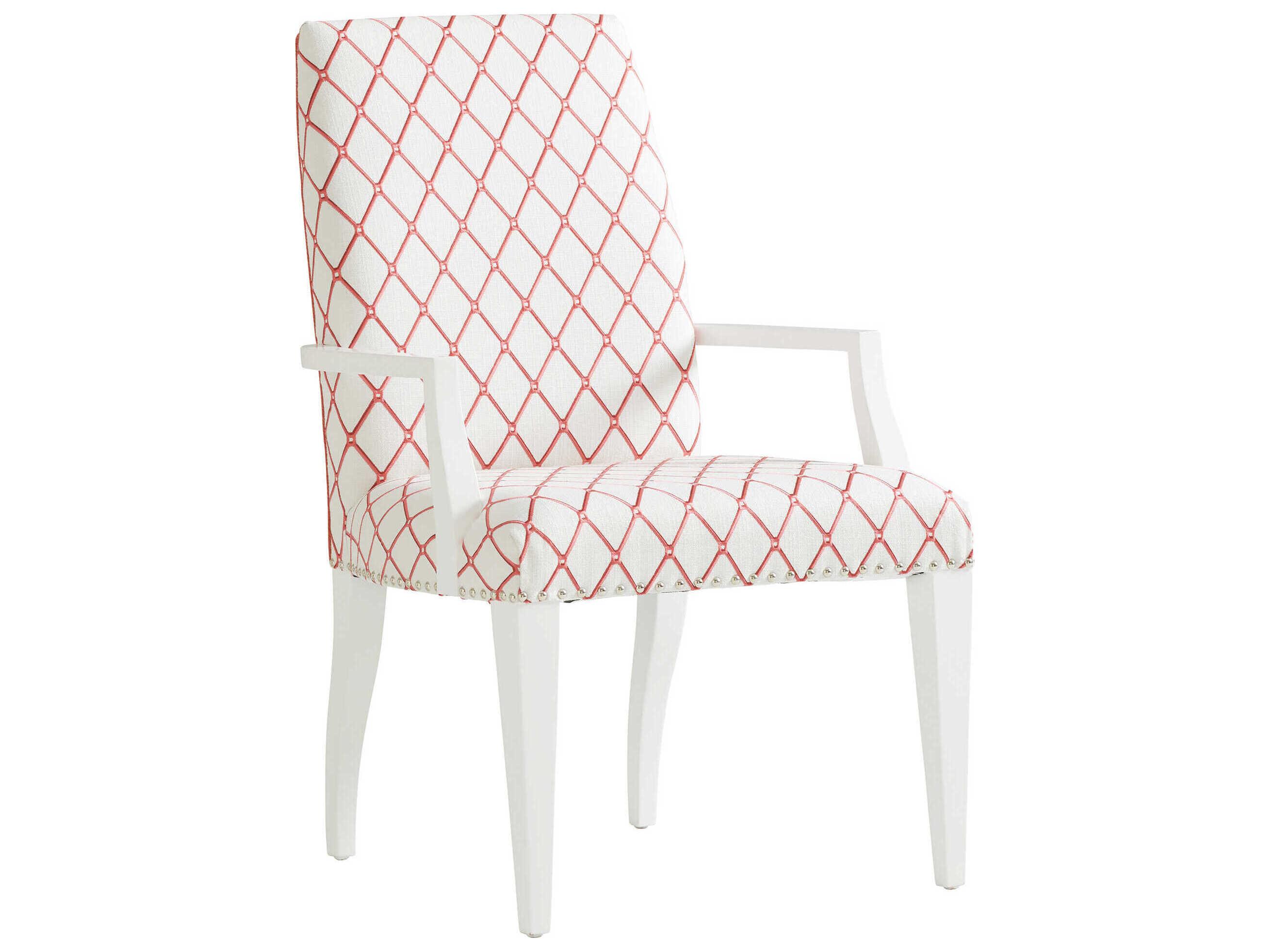 Lexington Avondale Darien White Arm Dining Chair