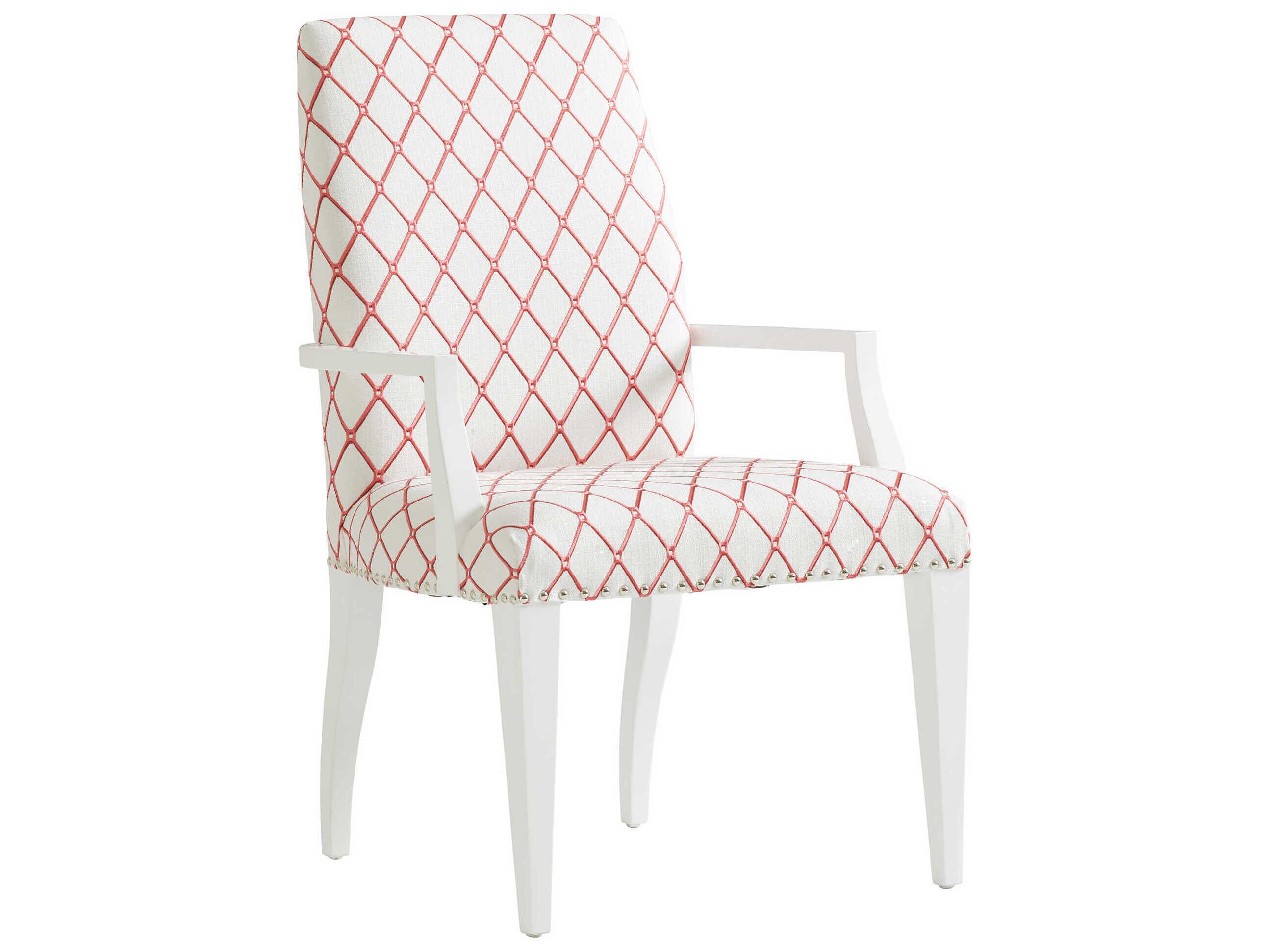 Lexington Avondale Darien White Arm Dining Chair