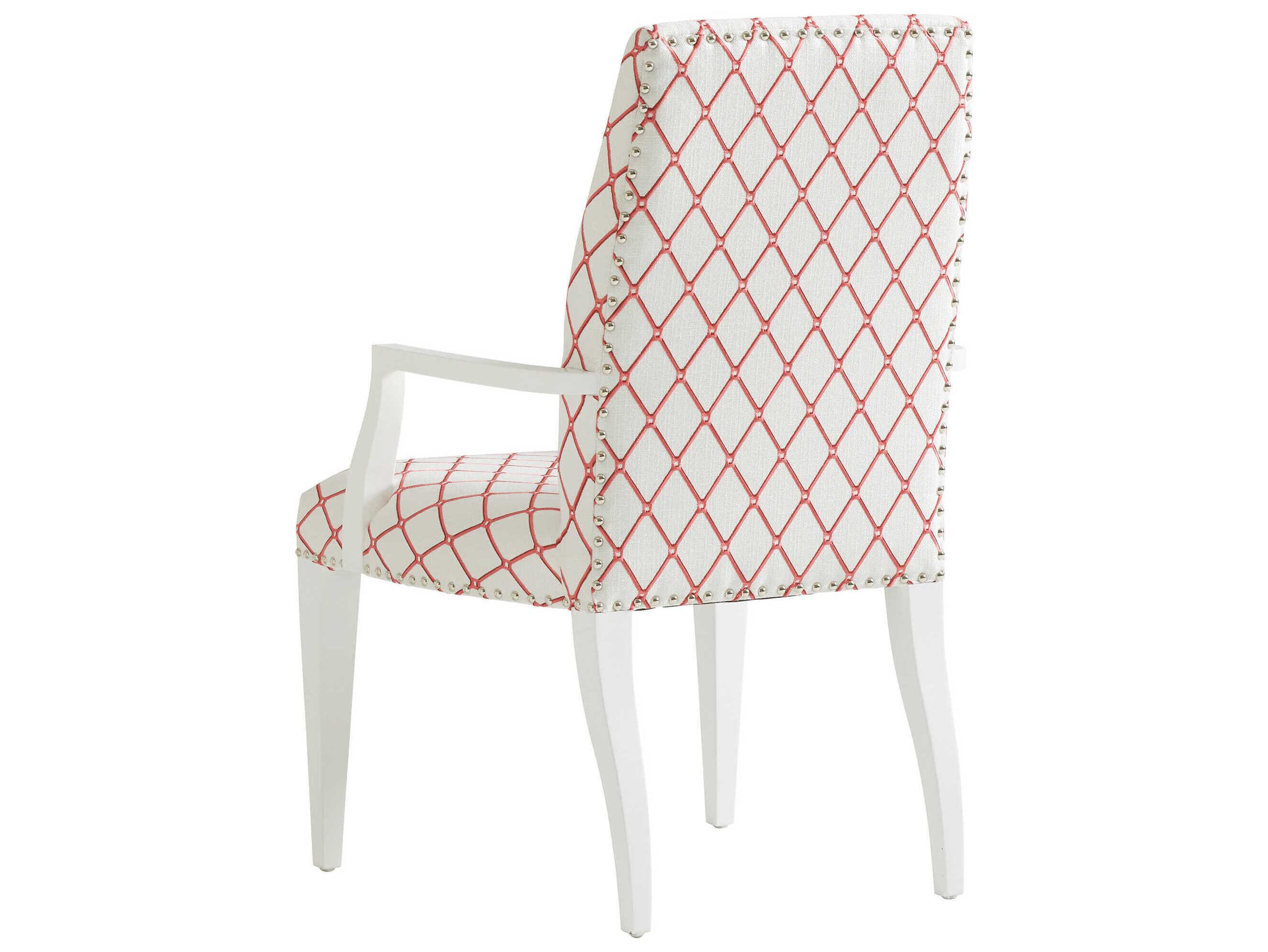 Lexington Avondale Darien White Arm Dining Chair