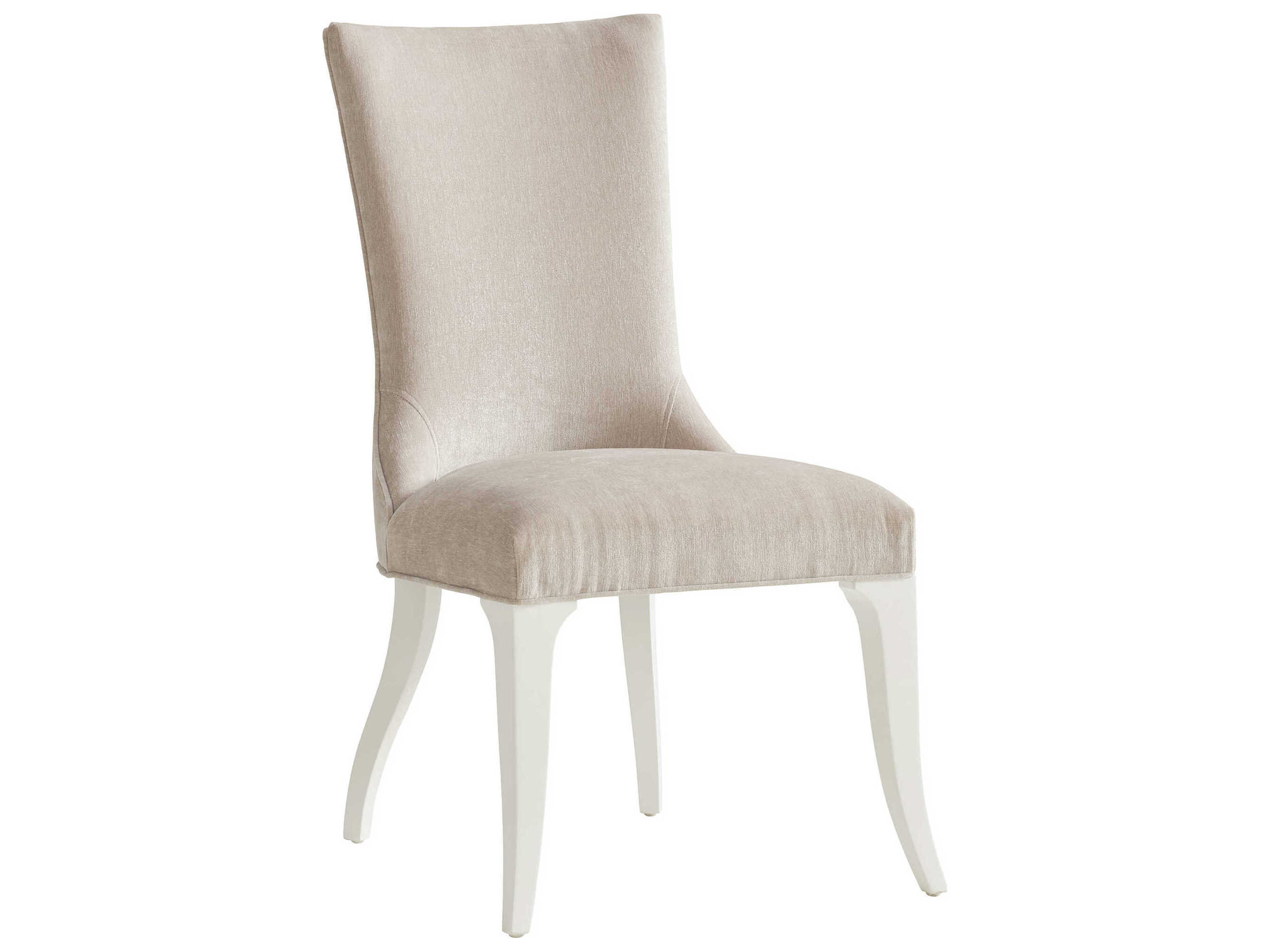 Lexington Avondale Geneva Parrawood Beige Upholstered Armless Dining Chair
