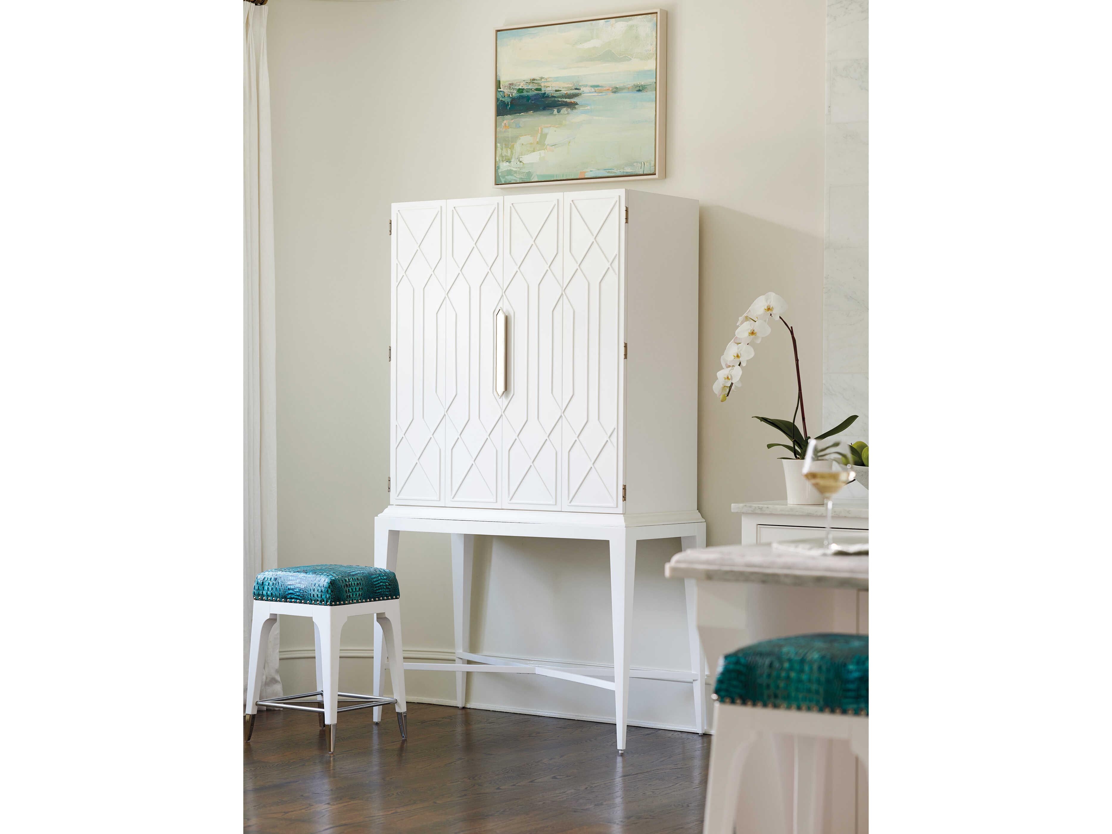 Lexington Avondale Northbrook Alabaster Upholstered Counter Stool