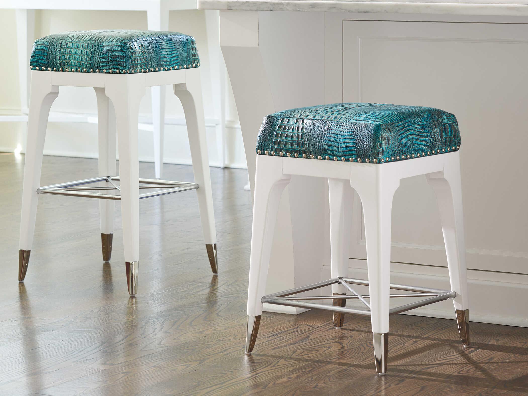 Lexington Avondale Northbrook Alabaster Upholstered Bar Stool