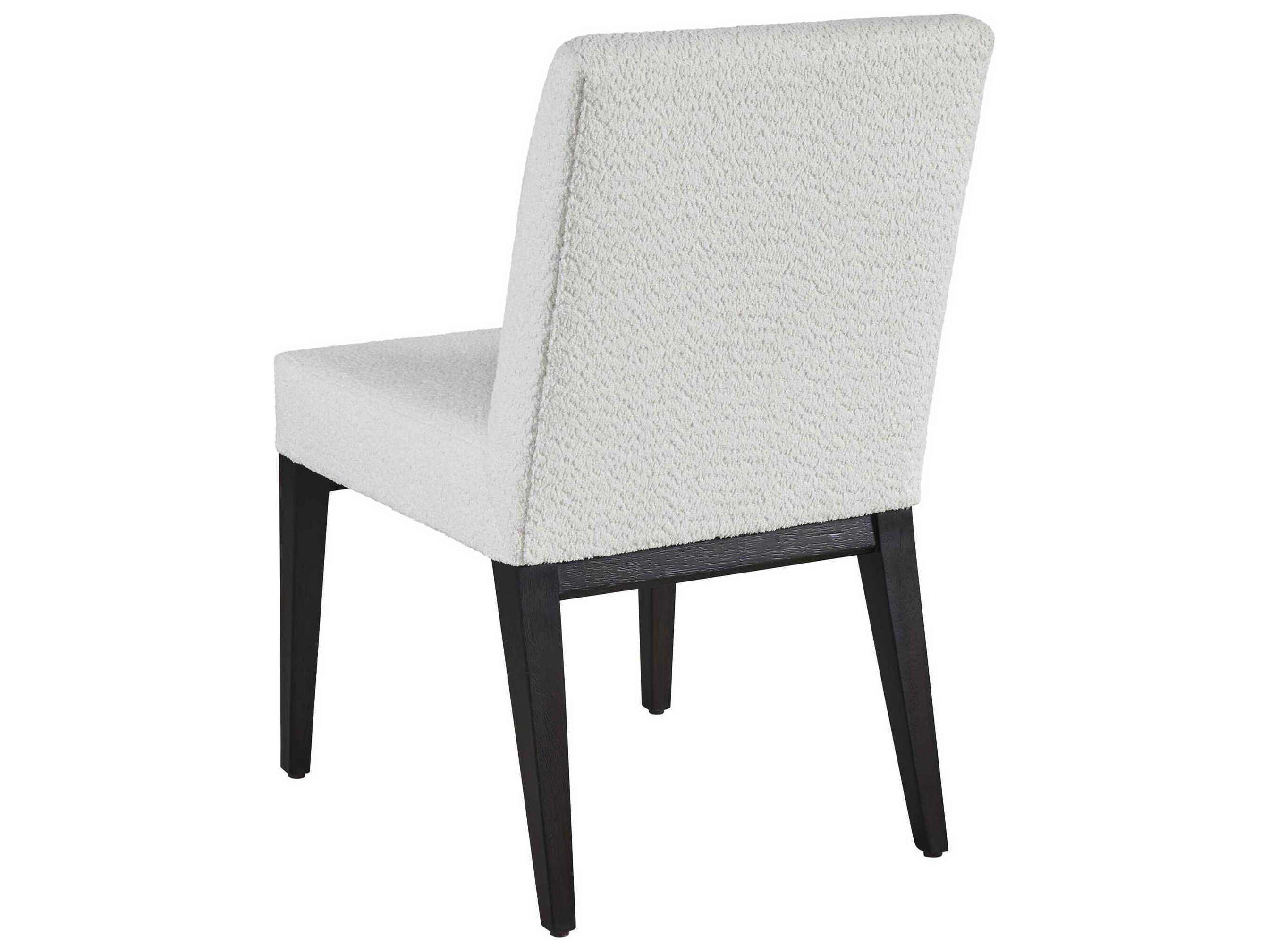 Lexington Zanzibar Latham White Upholstered Armless Dining Chair