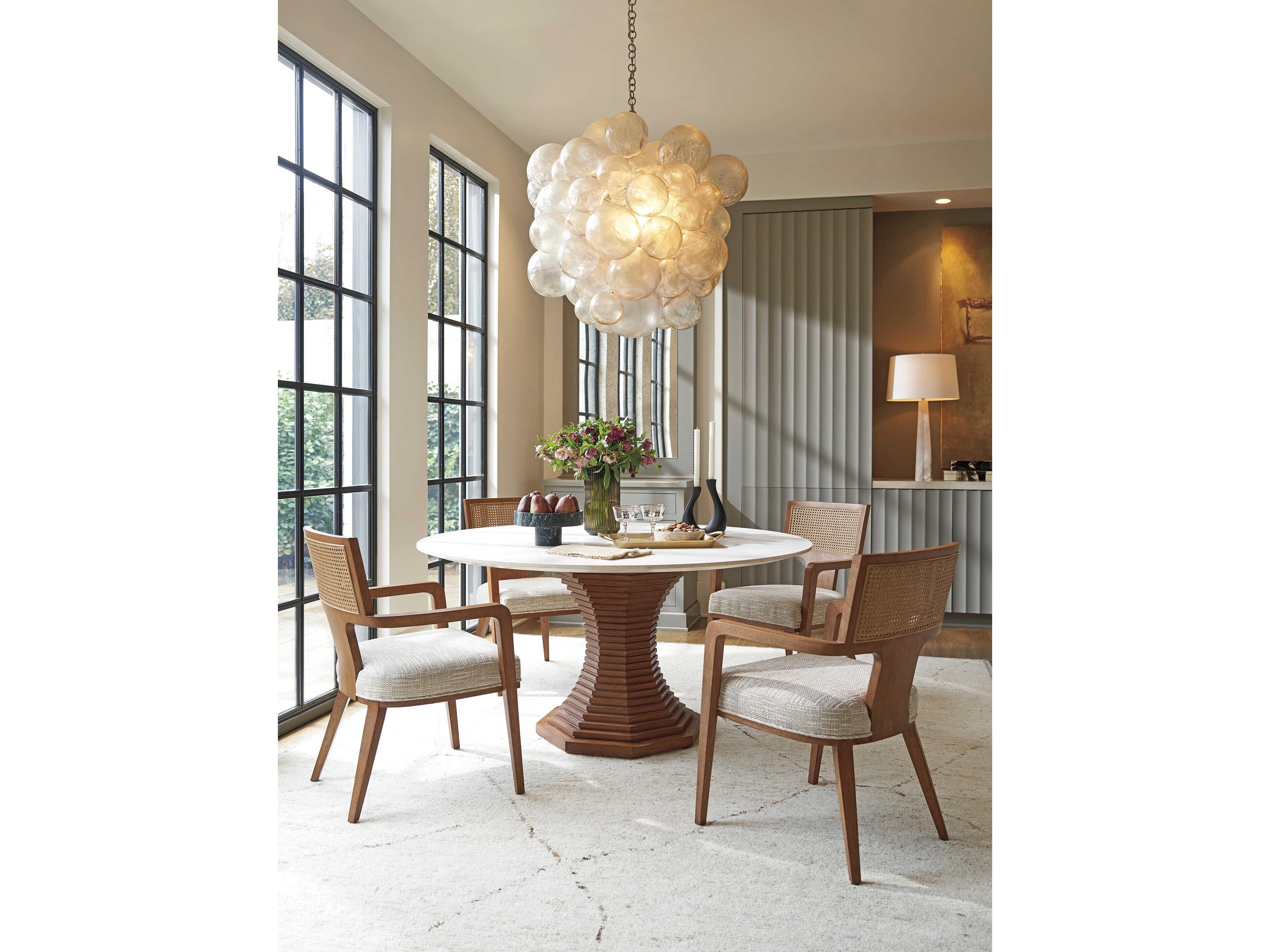 Lexington La Costa Serrano Brown Upholstered Armless Dining Chair