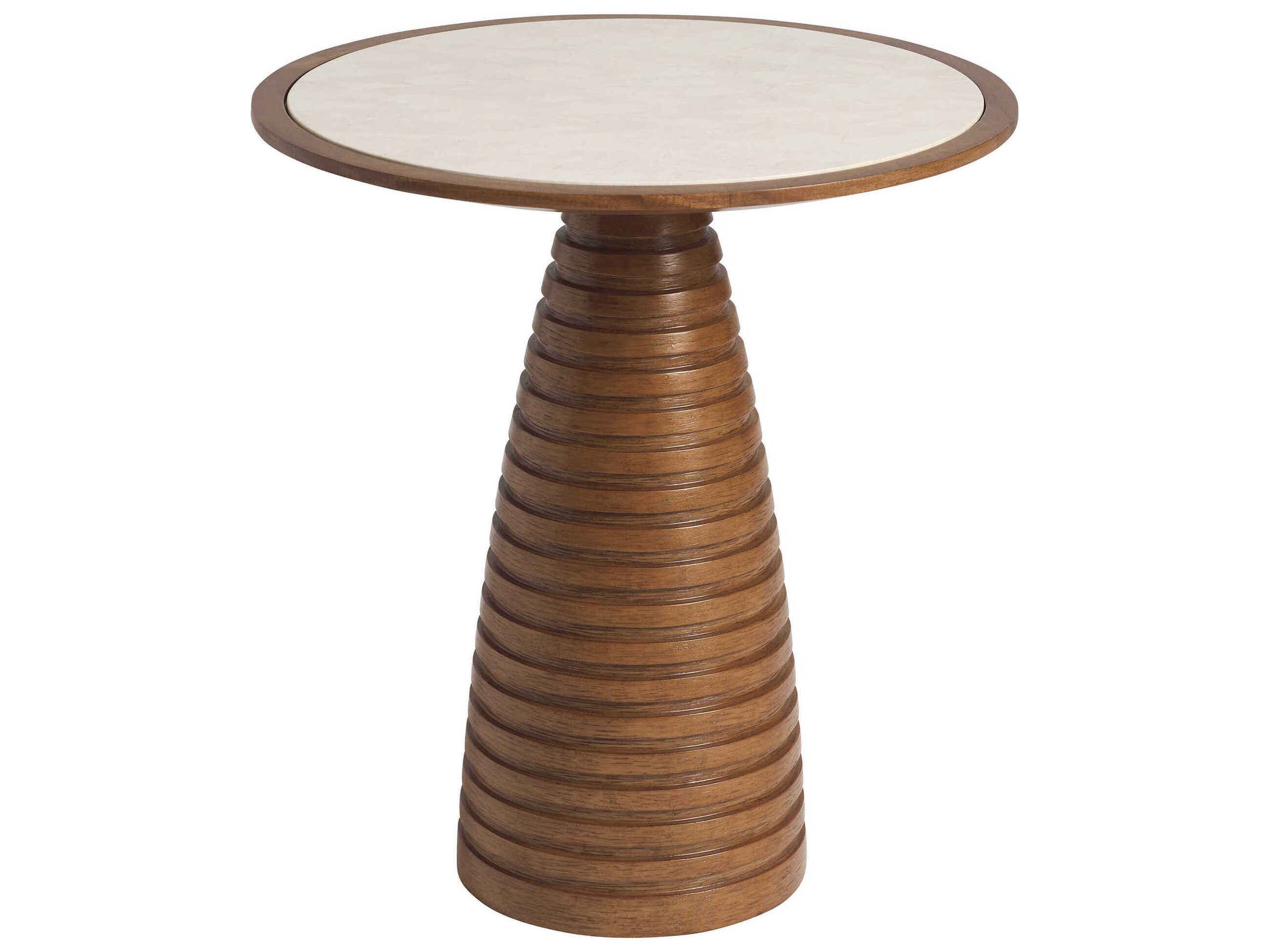 Lexington La Costa Ortega Round Marble End Table
