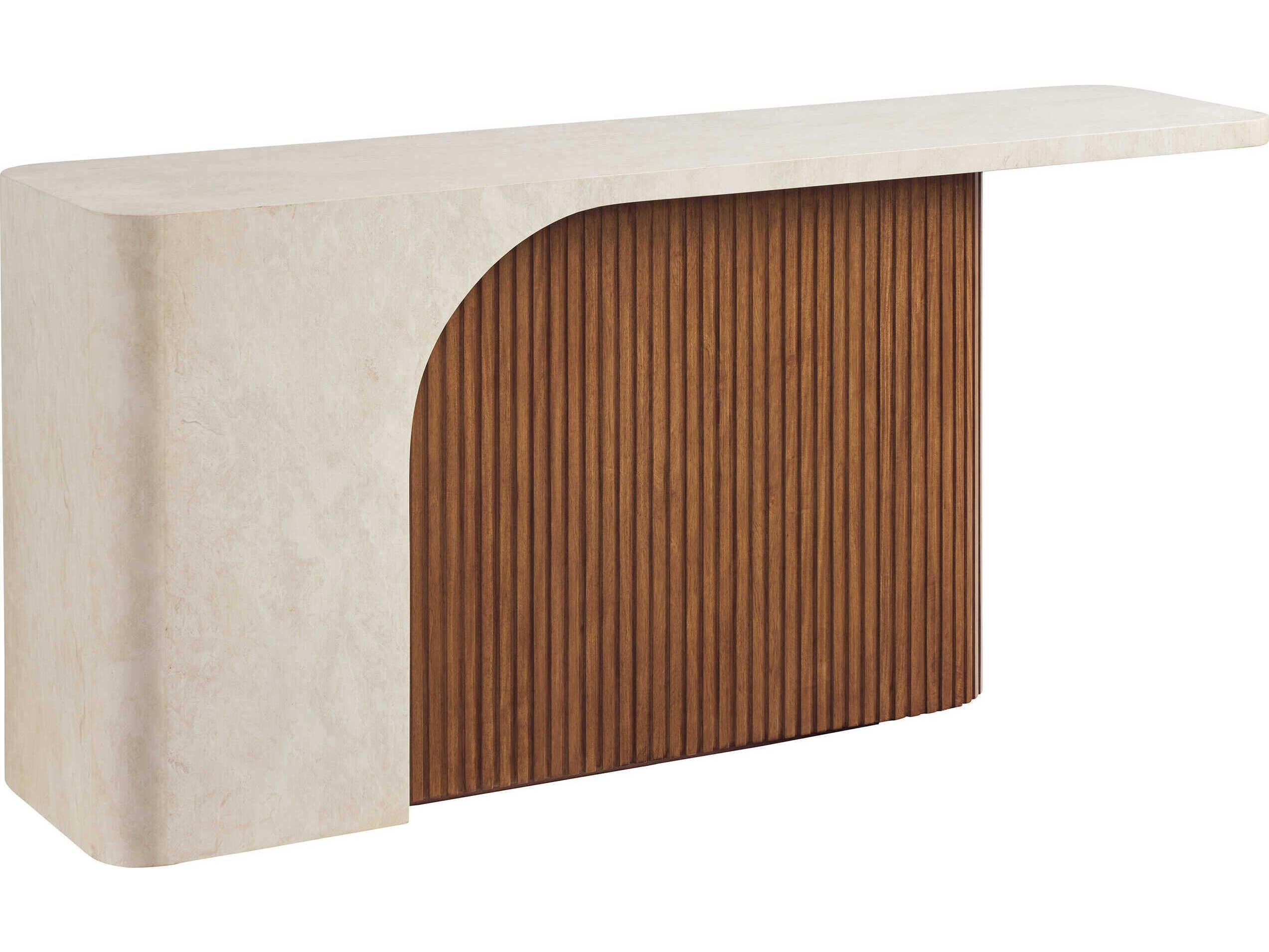 Lexington La Costa Seabourne Rectangular Marble Console Table